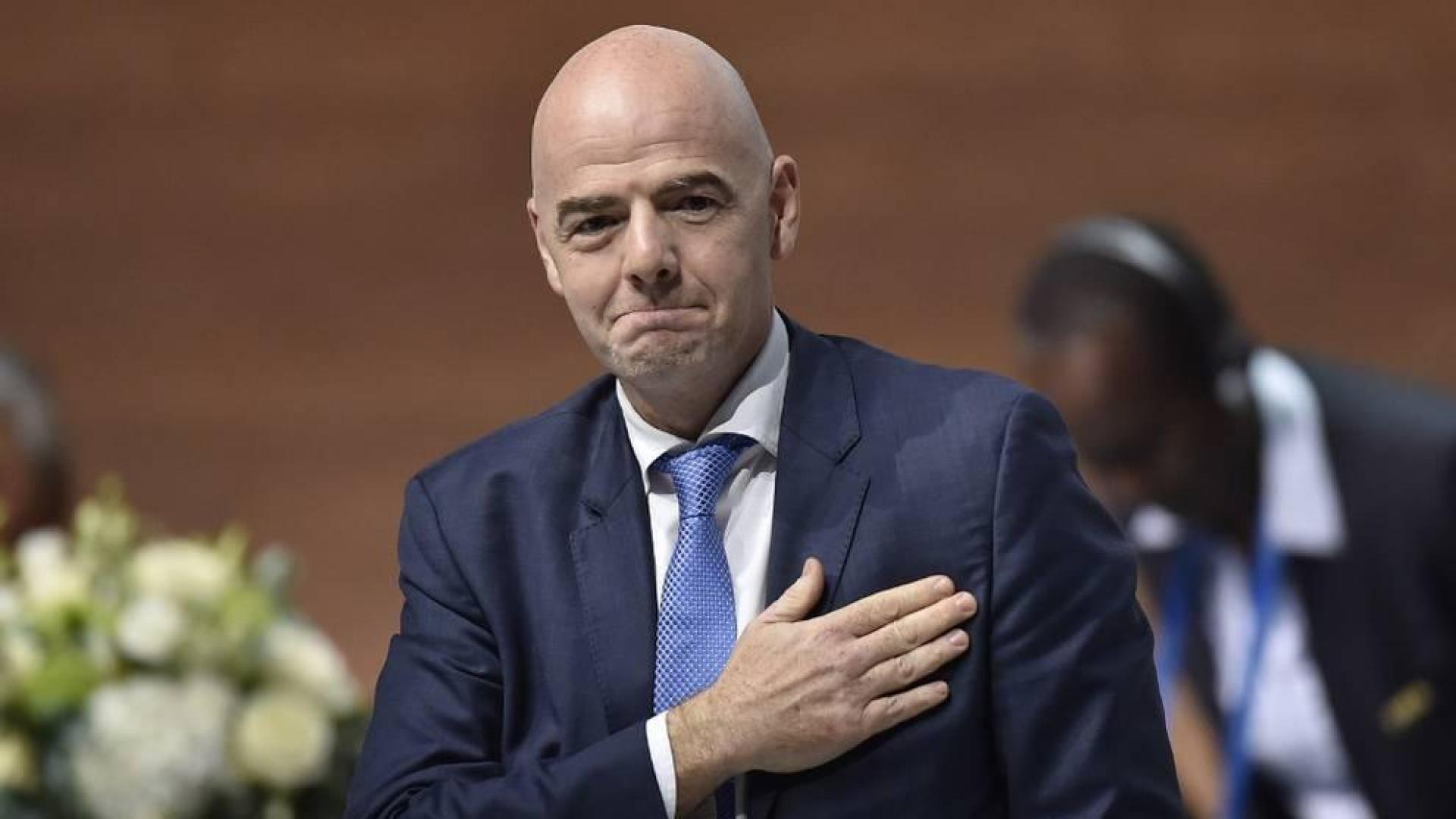 El nuevo presidente, Gianni Infantino.