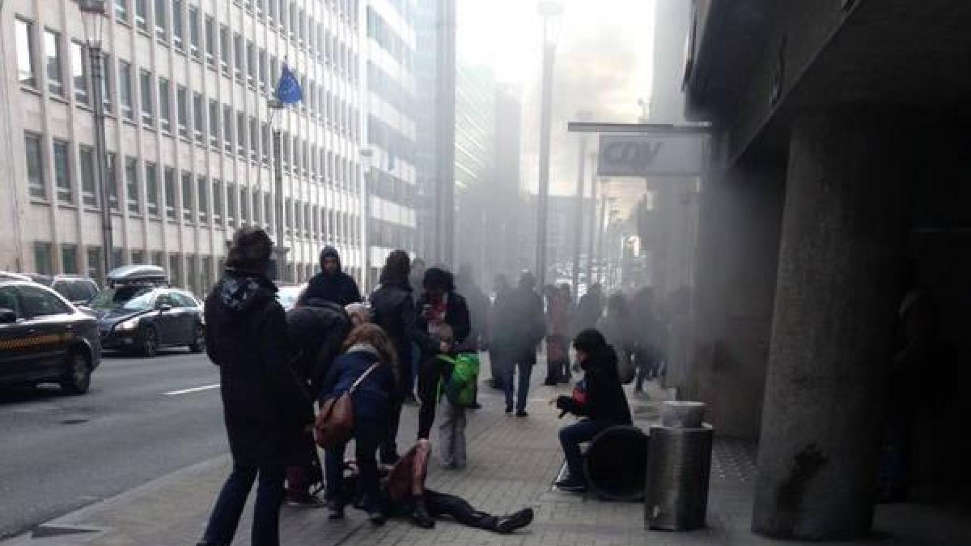 Otra explosión deja heridos en el barrio europeo de Bruselas