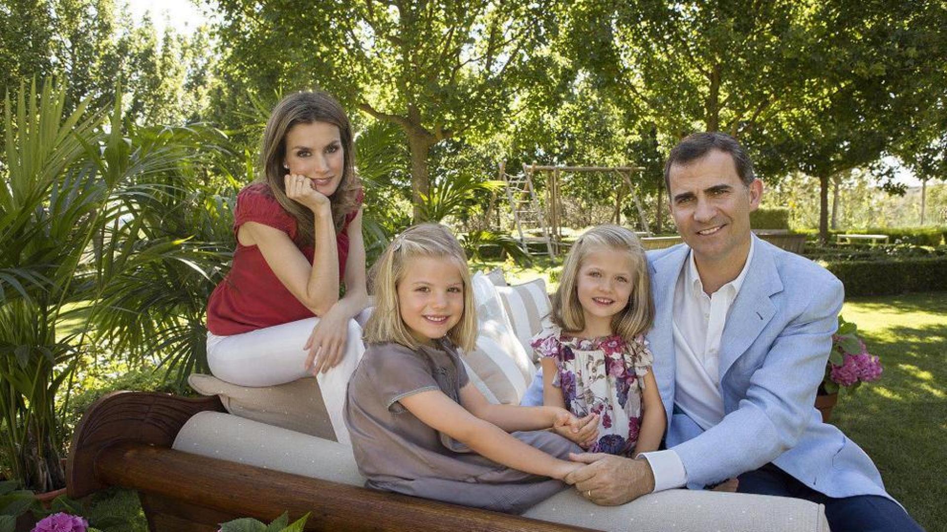 Una Familia Real de sólo cuatro miembros