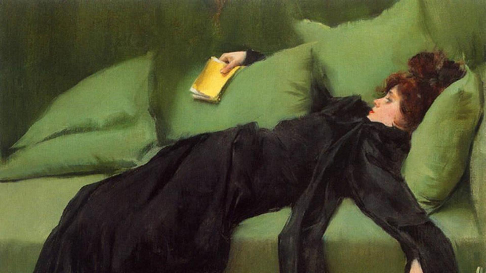 'Joven decadente', de Ramón Casas.
