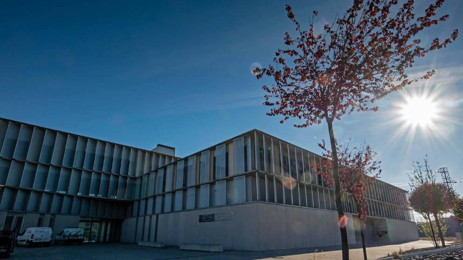 Una imagen tomada en el centro tecnológico de Estella que acoge en su ala derecha el vivero reservado a empresas de nueva creación.