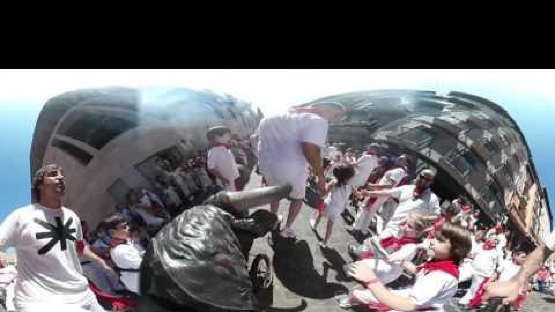 El encierro txiki, en 360º