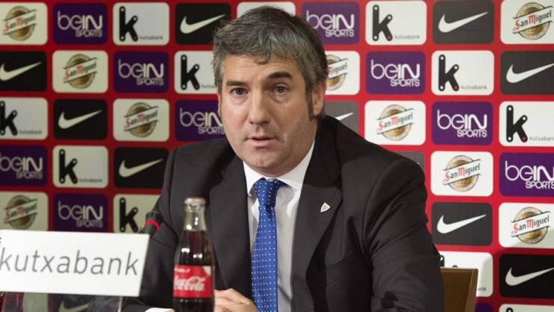 El presidente del Athletic, Josu Urrutia.