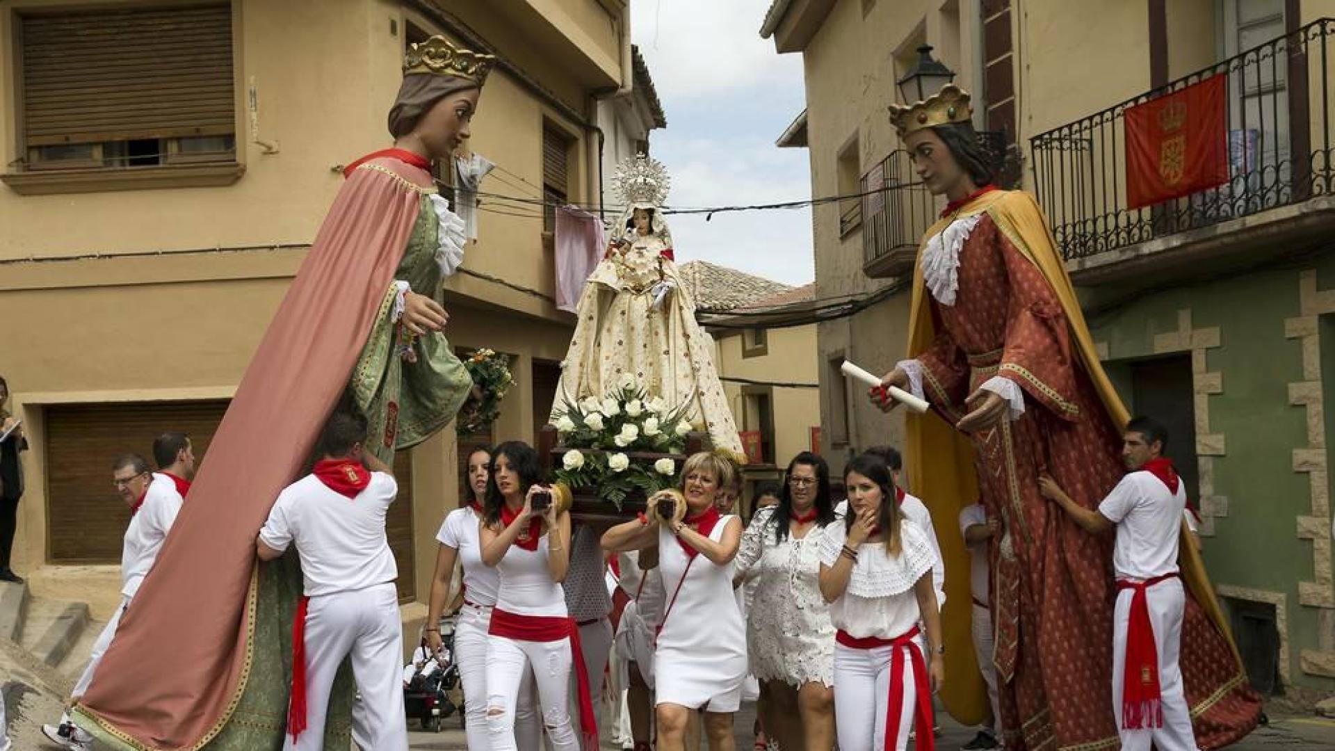 Día grande en las fiestas de Funes