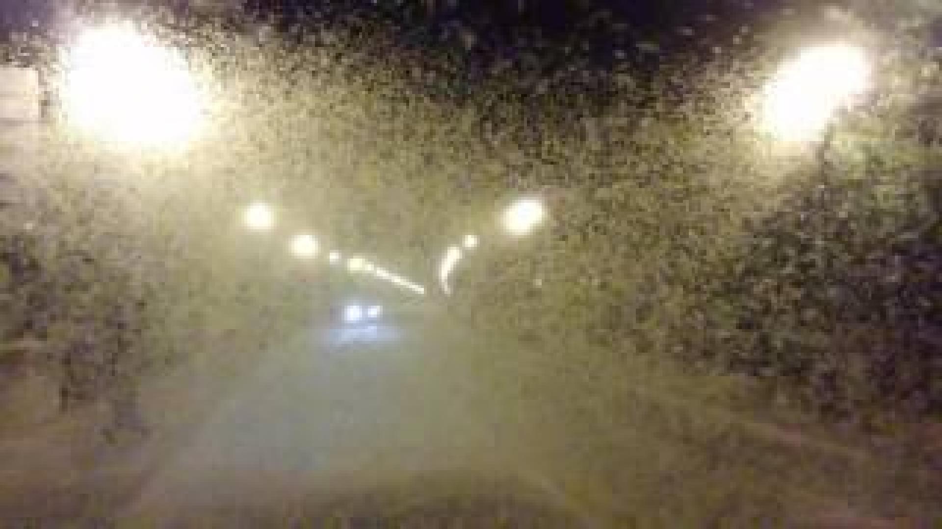 'Nieva' en Tudela en agosto