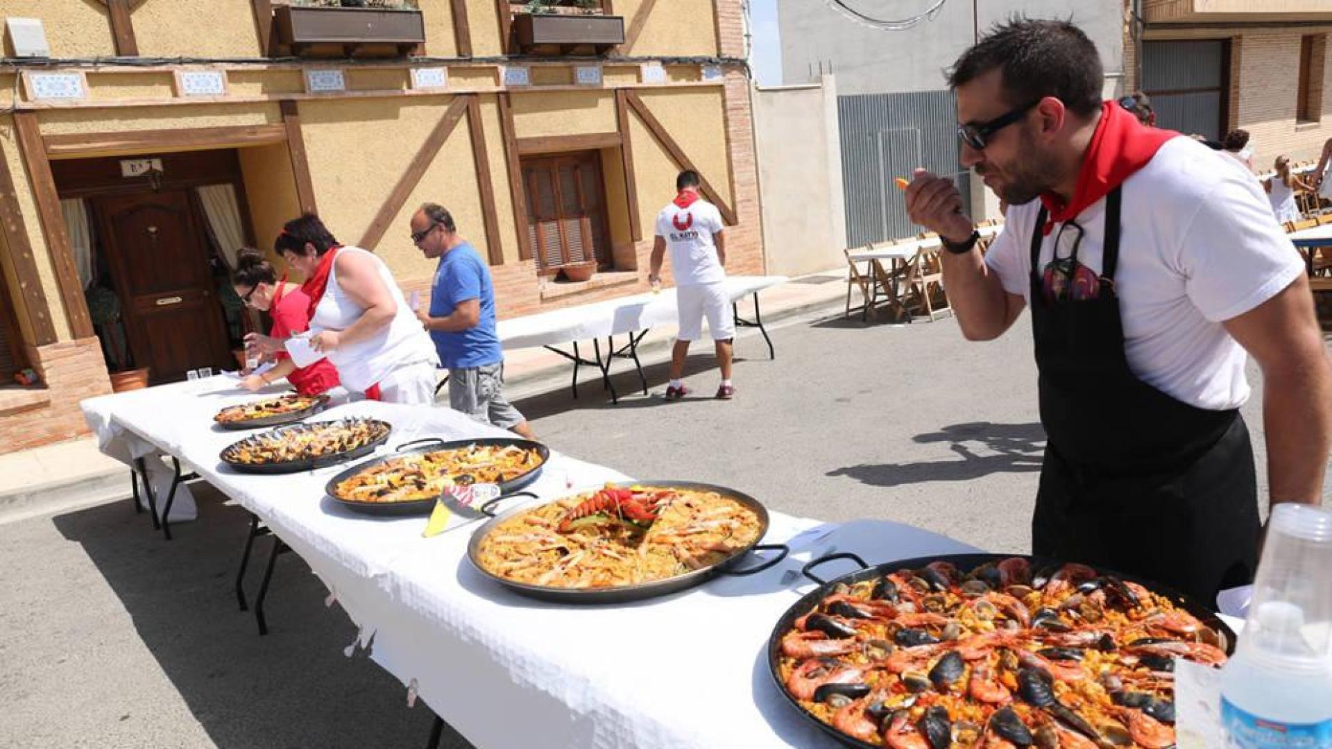 Un almuerzo cocinado y servido