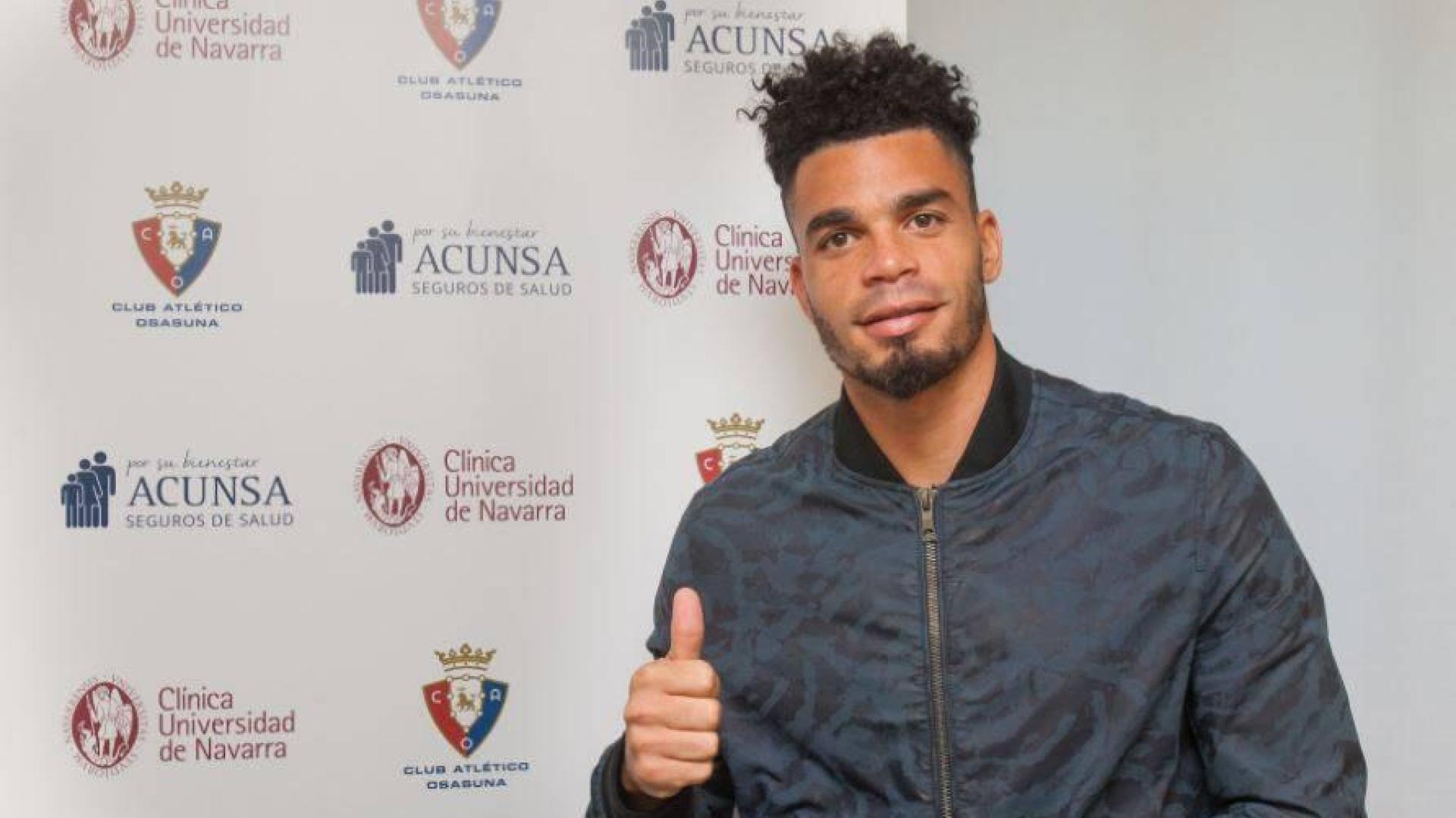 Manu Riviere, tras pasar el reconocimiento médico.