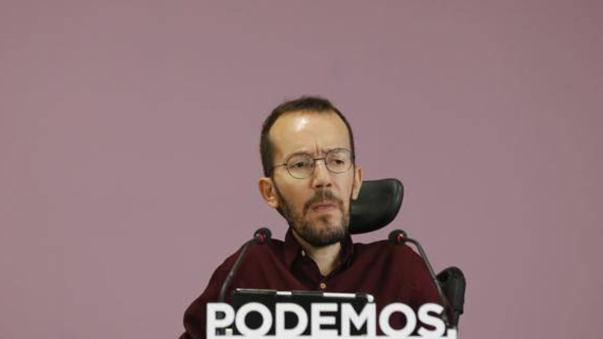 El secretario de Organización de Podemos, Pablo Echenique.
