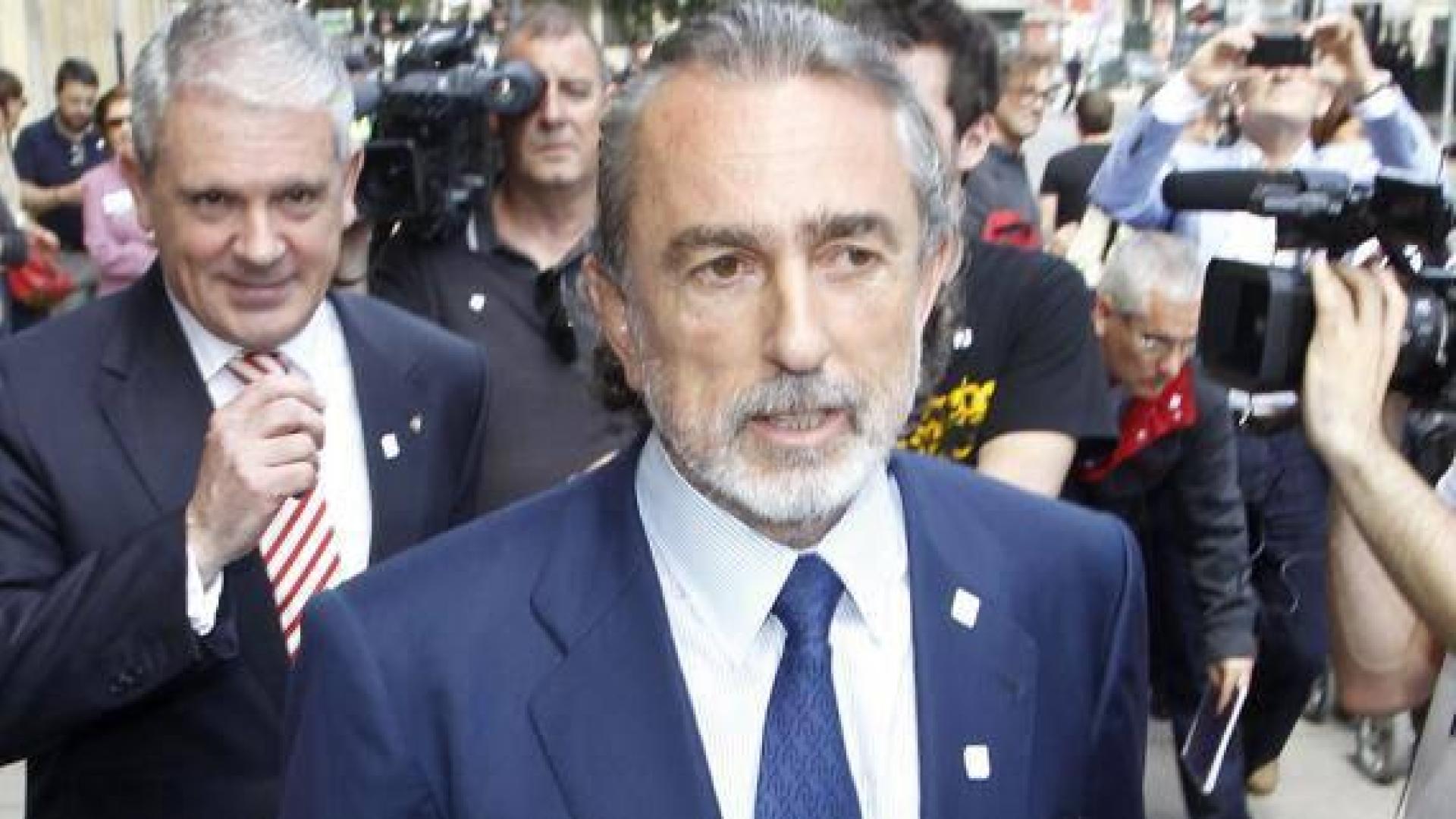 Los cabecillas de la trama Gürtel, Francisco Correa (d) y Pablo Crespo.