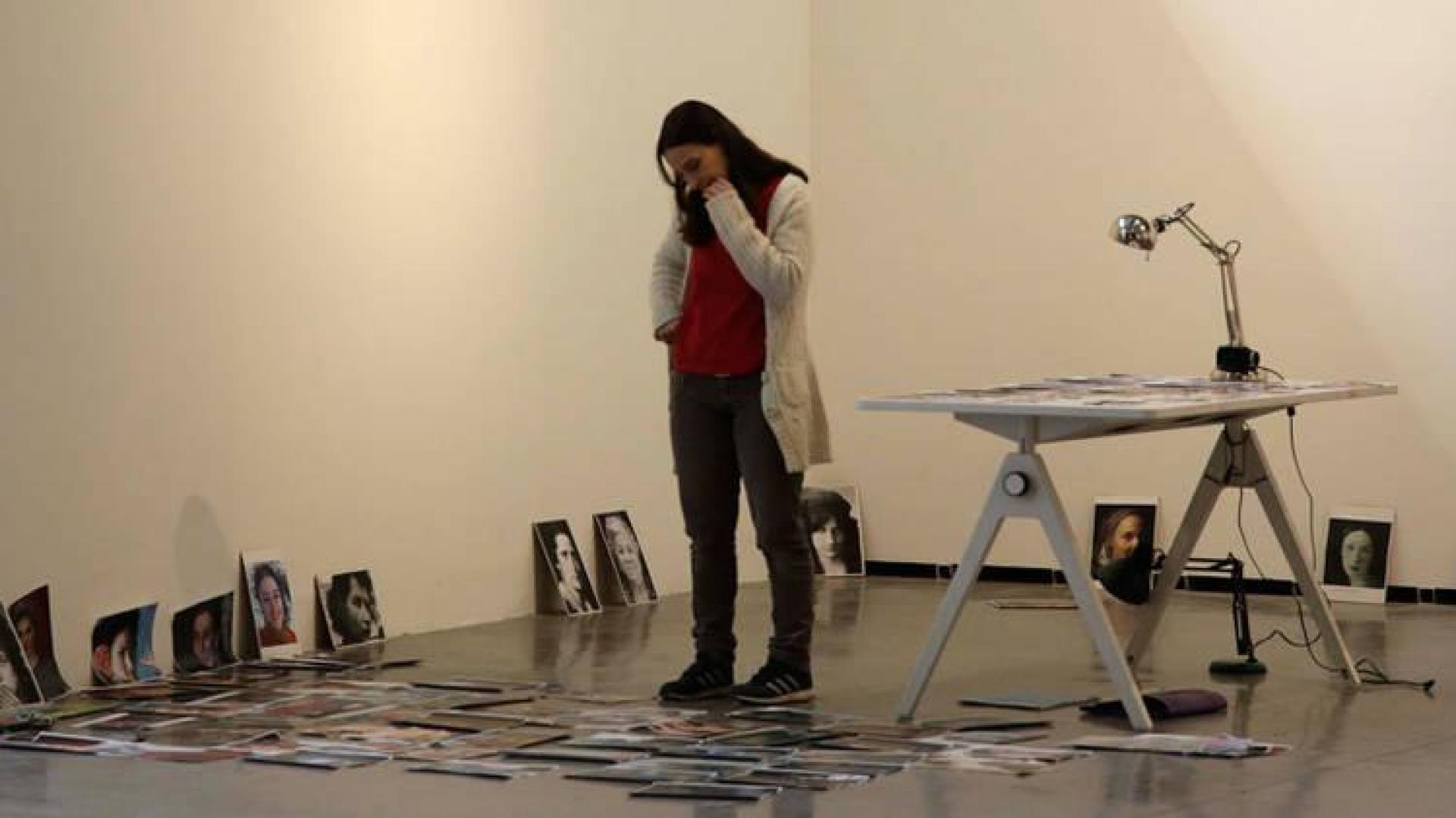 Los artistas se desnudan en el Centro Huarte