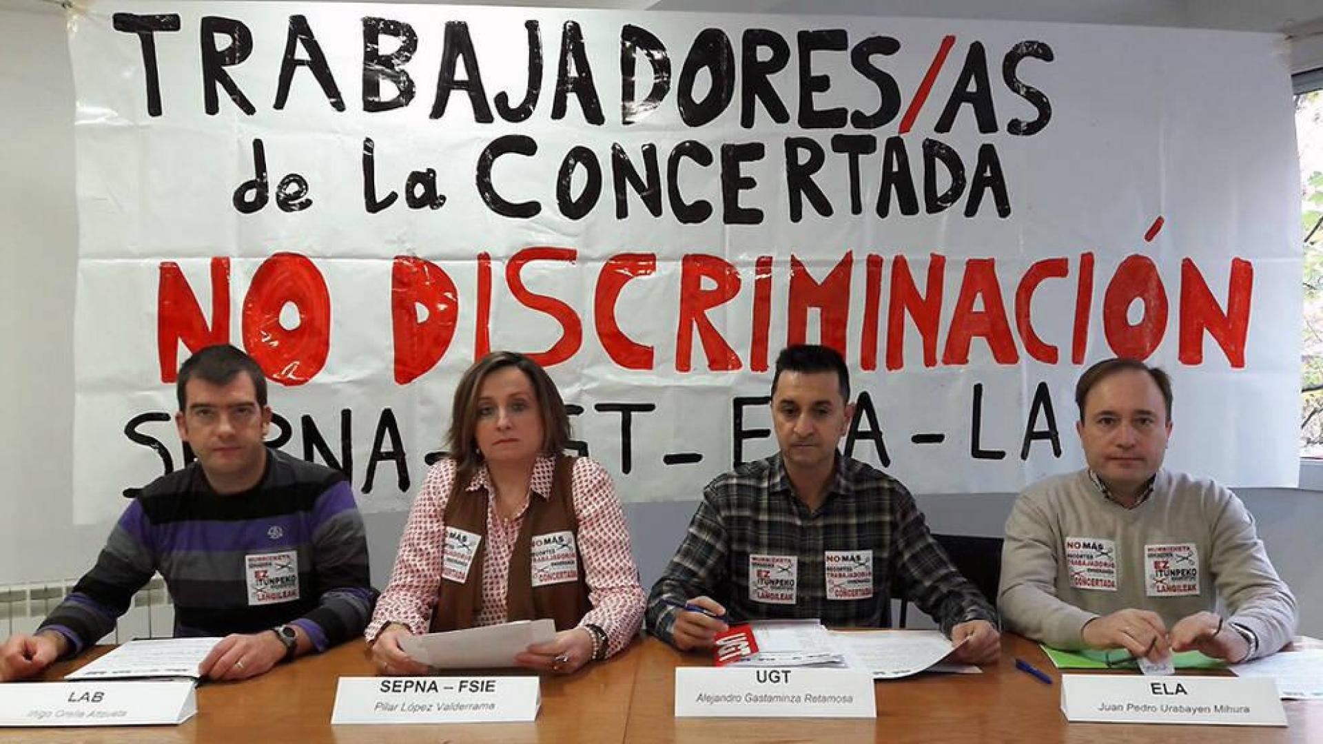 Movilizaciones en la enseñanza concertada contra los recortes del cuatripartito