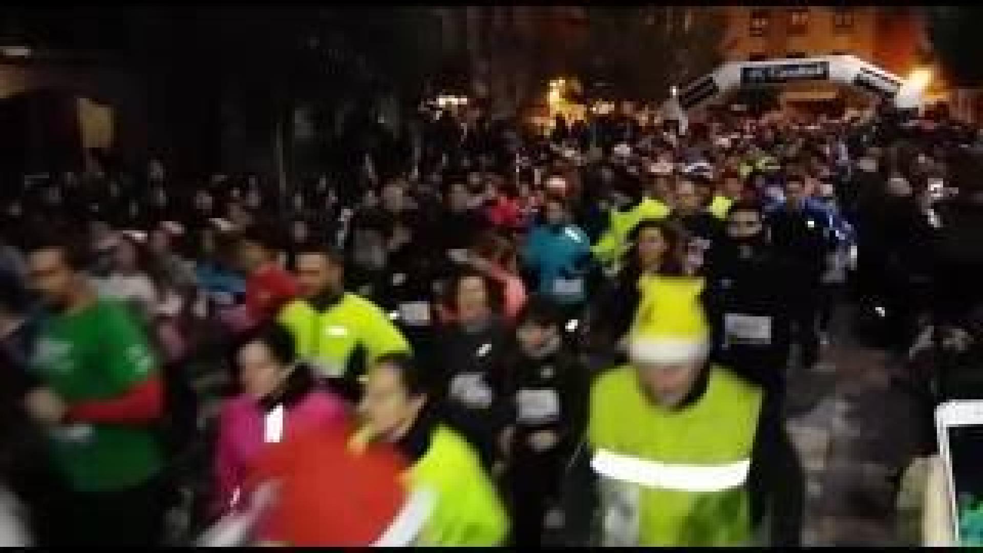 Salida de la san Silvestre de Tudela 2016
