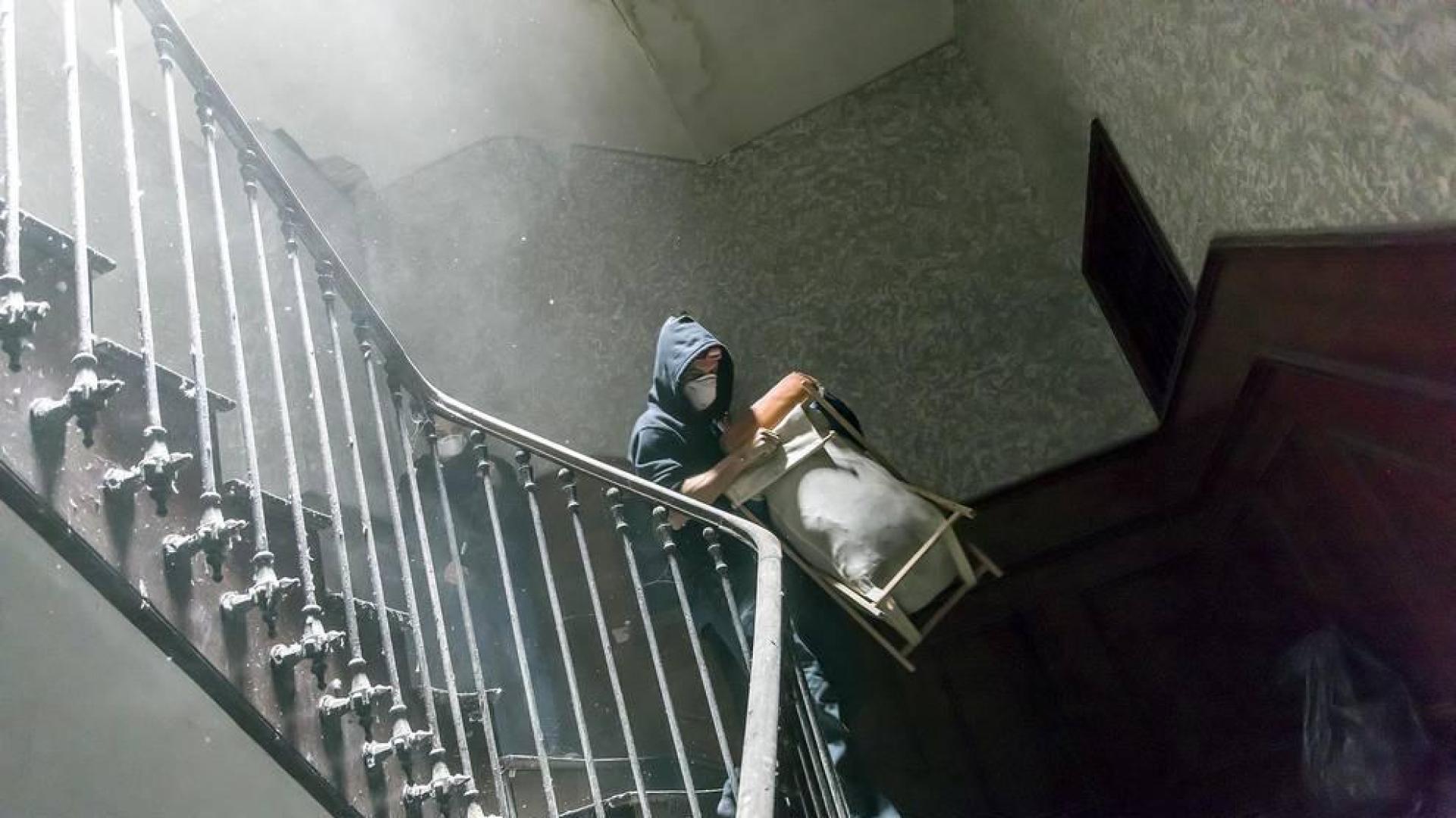 Tres detenidos y siete heridos en el desalojo de un edificio en el Paseo de Sarasate