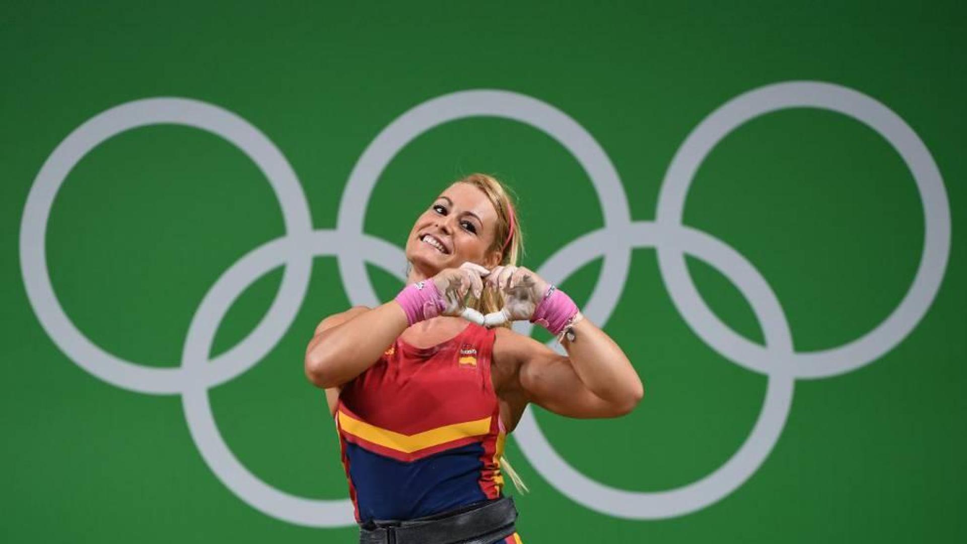 La halterófila española Lidia Valentín.