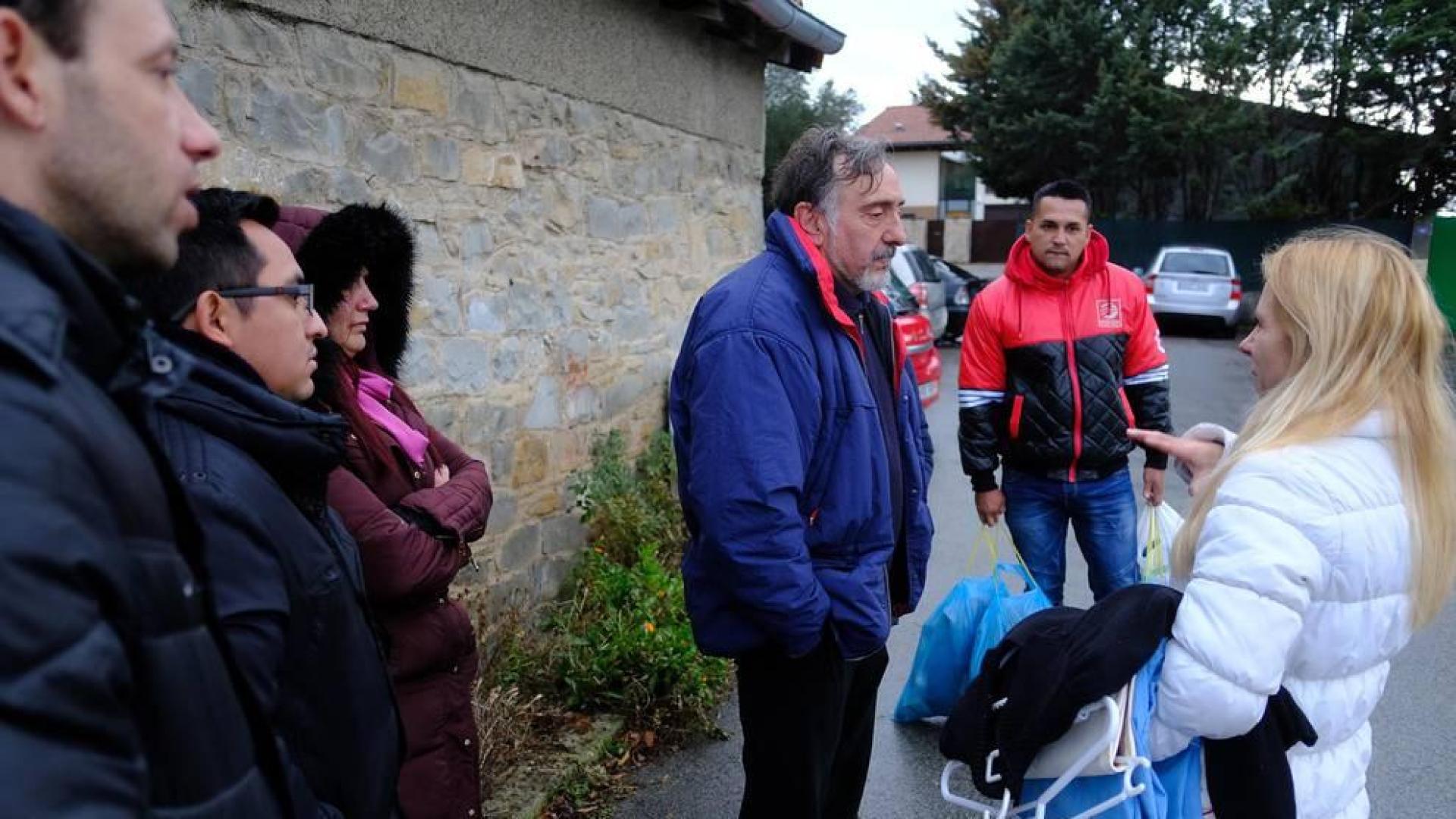 Una vivienda resultó afectada por las llamas.