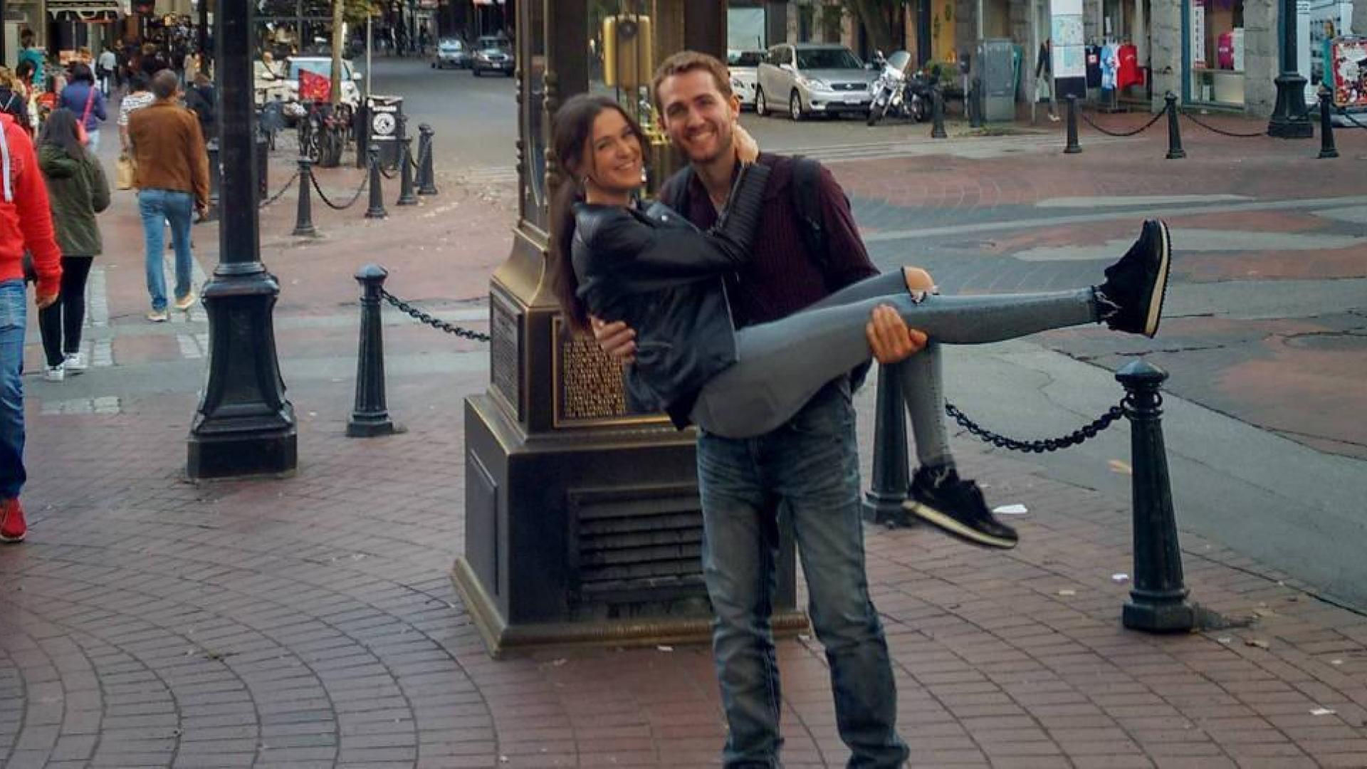 Una pareja en Vancouver