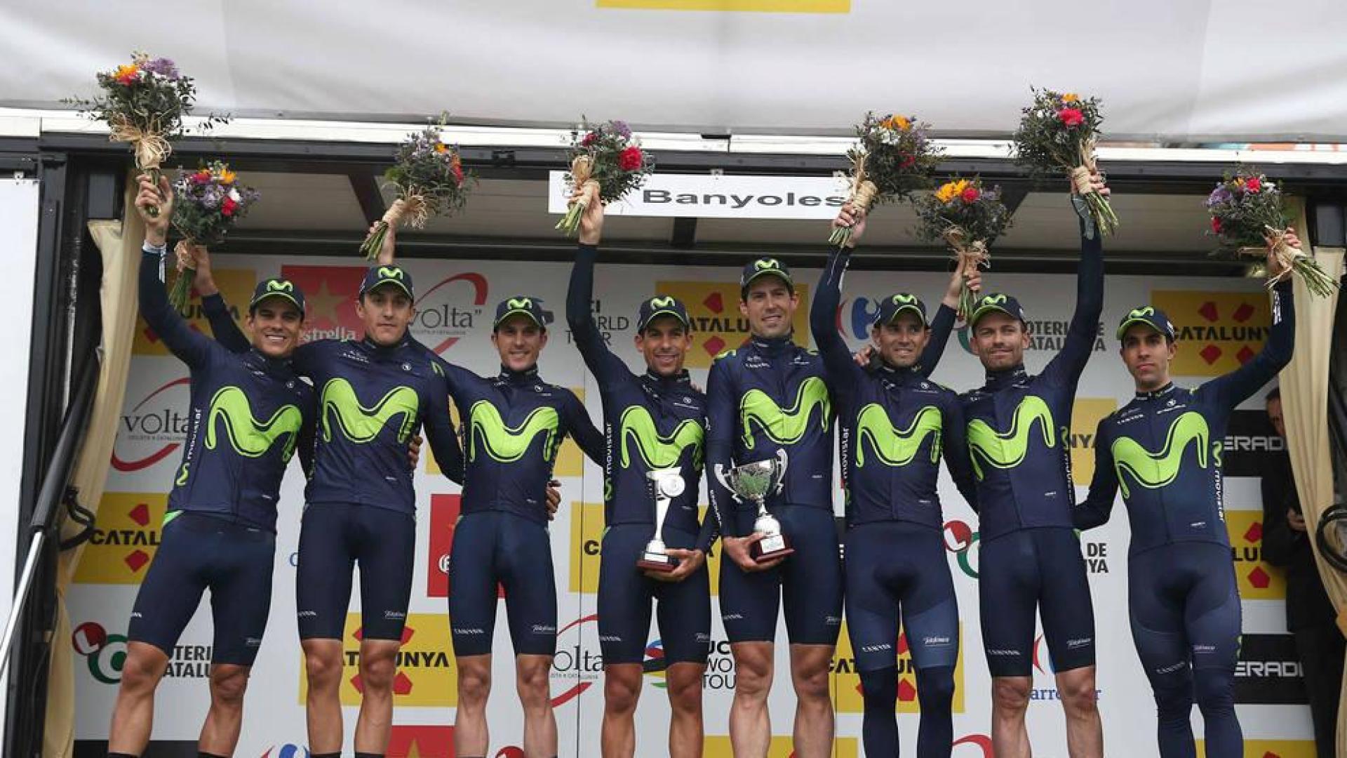 La UCI sanciona al Movistar con un 1 minuto y Valverde pierde el liderato