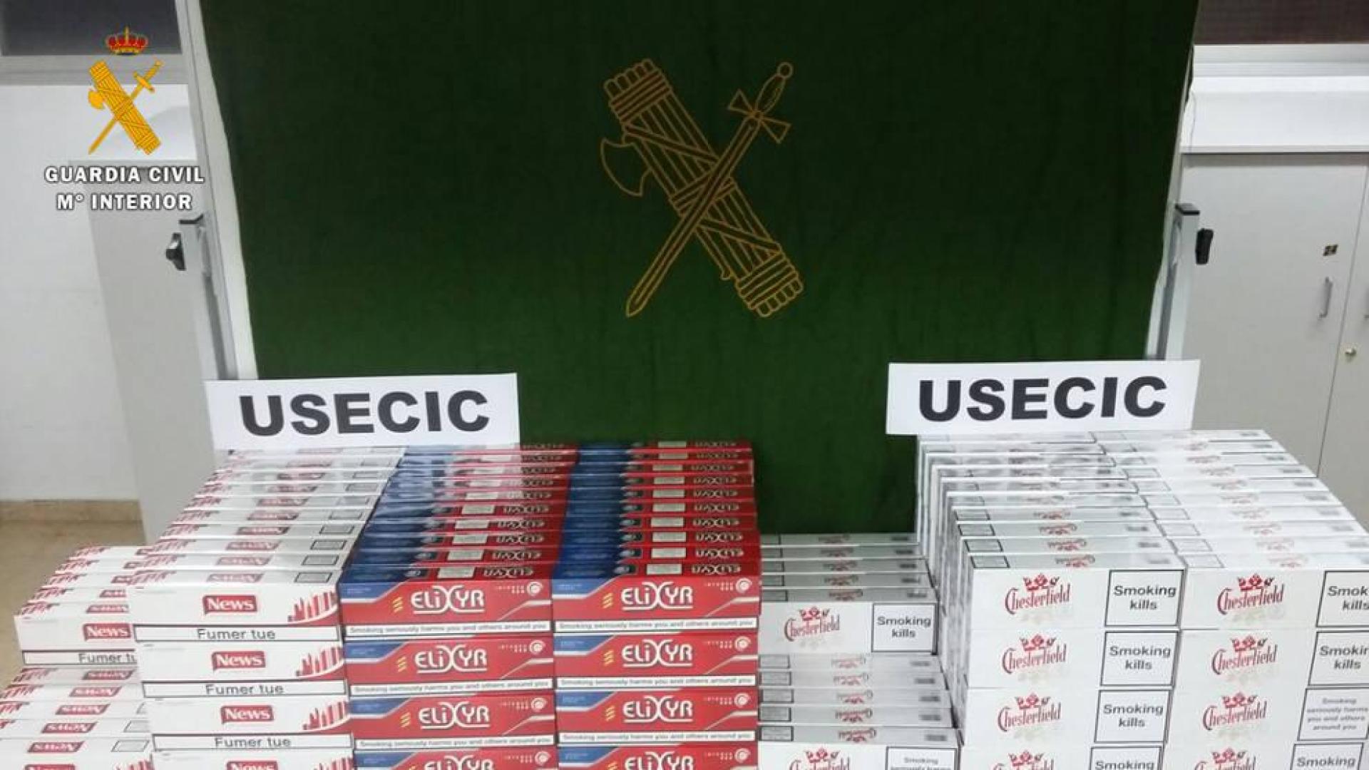 La Guardia Civil detuvo la pasada semana a un hombre de 57 años con 3.000 cajetillas de tabaco. Lleva dos décadas dedicado al negocio de su venta ilegal, dijo.