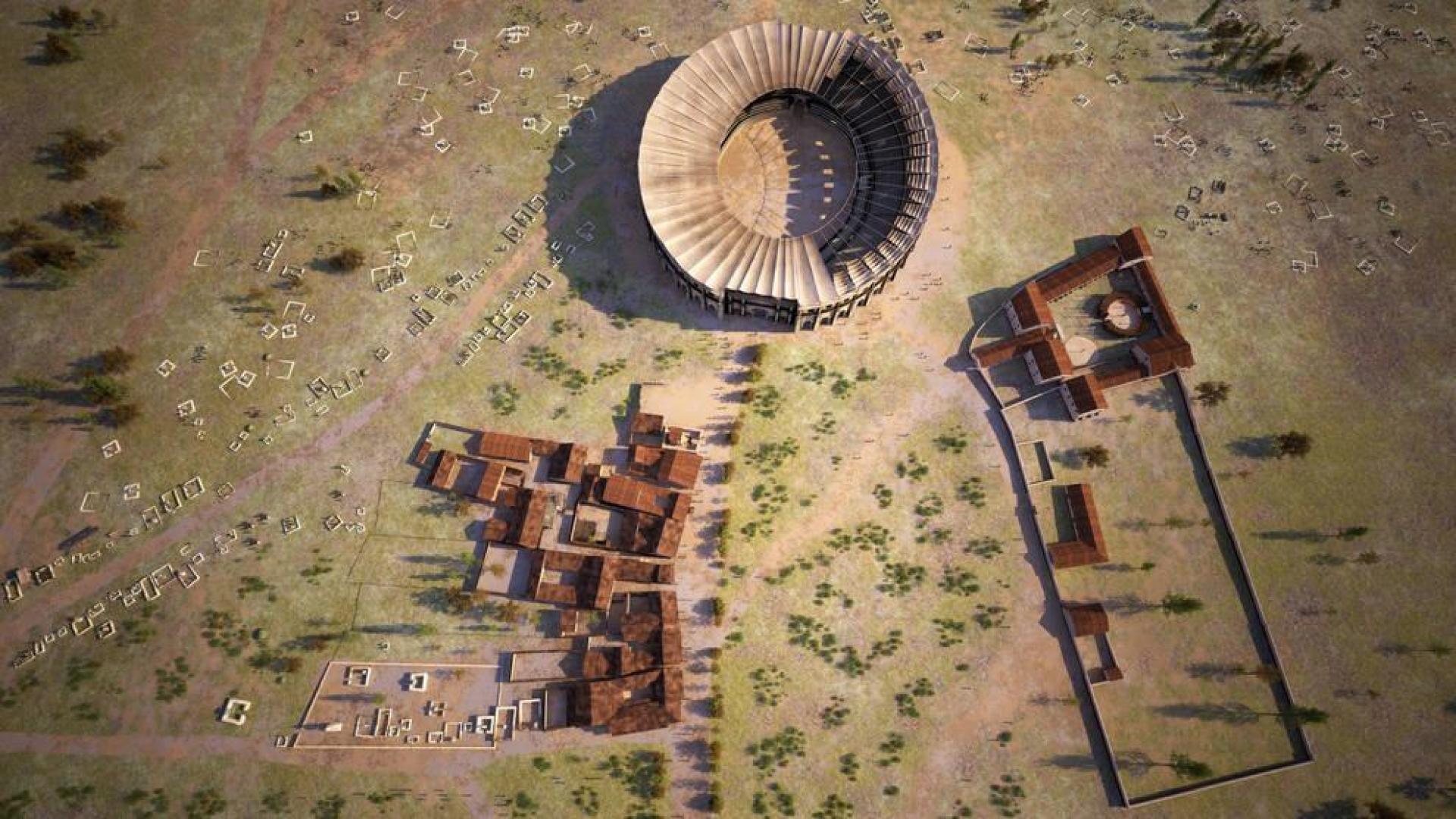 Los romanos tenían tabernas y tiendas de souvenirs con figuras de gladiadores