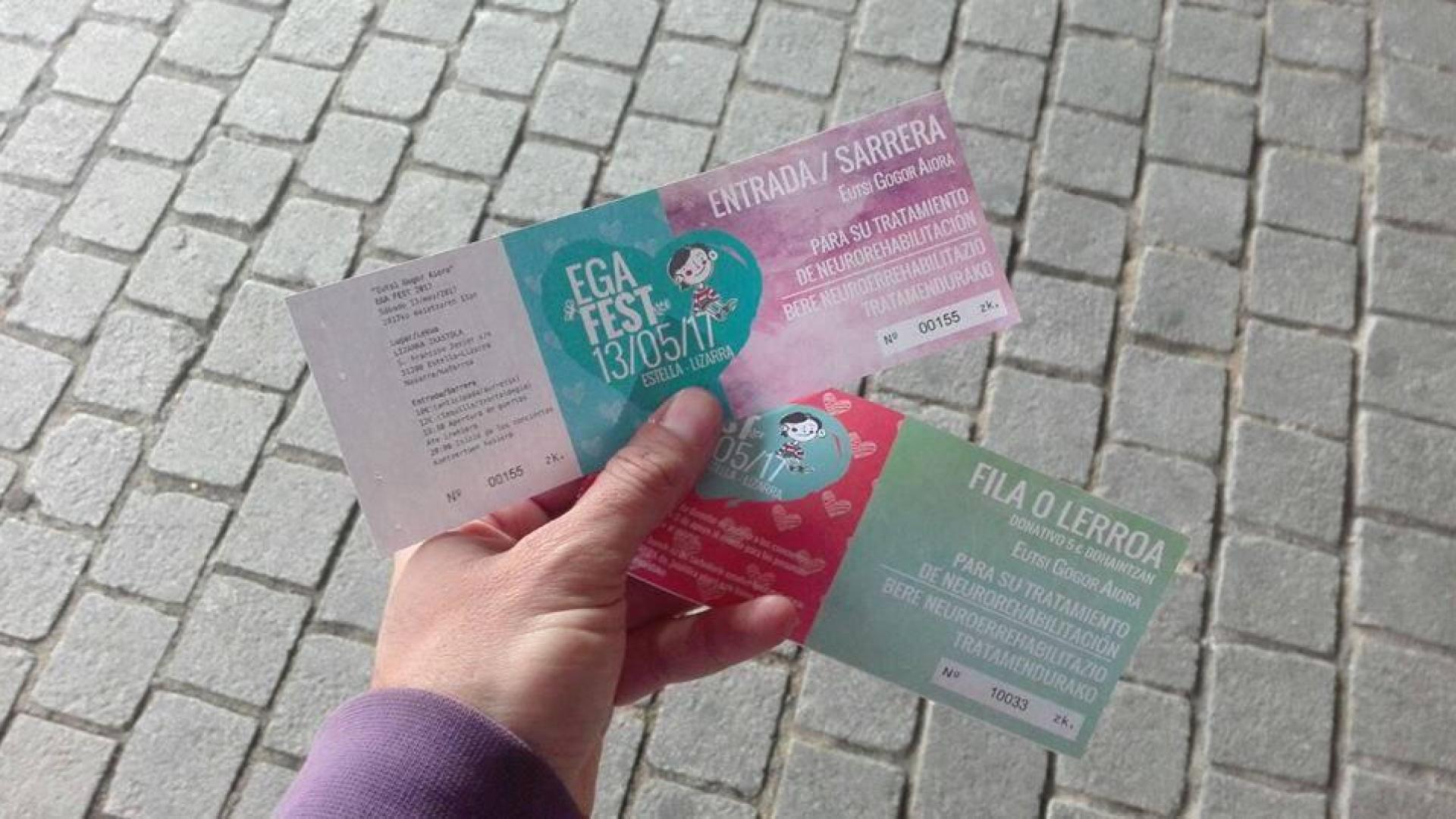 Fiesta solidaria en Estella para ayudar a Aiora, de 3 años y con lesión medular