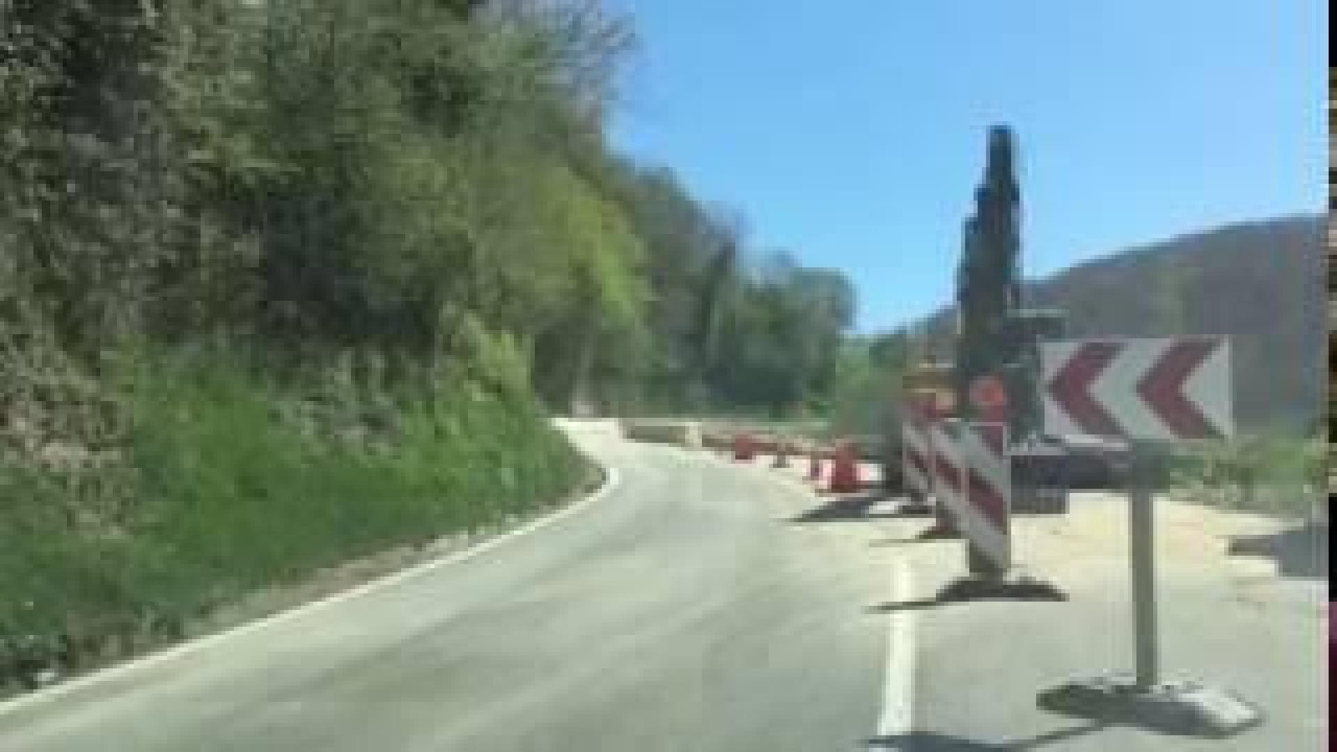 Importante desprendimiento en el puerto de Azpiroz