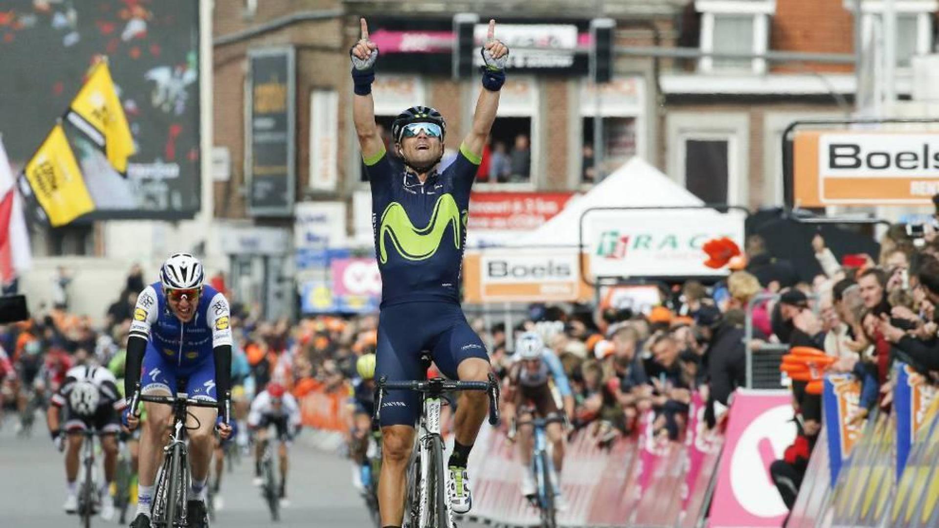 Valverde se hace con su cuarta Lieja con tributo a Scarponi