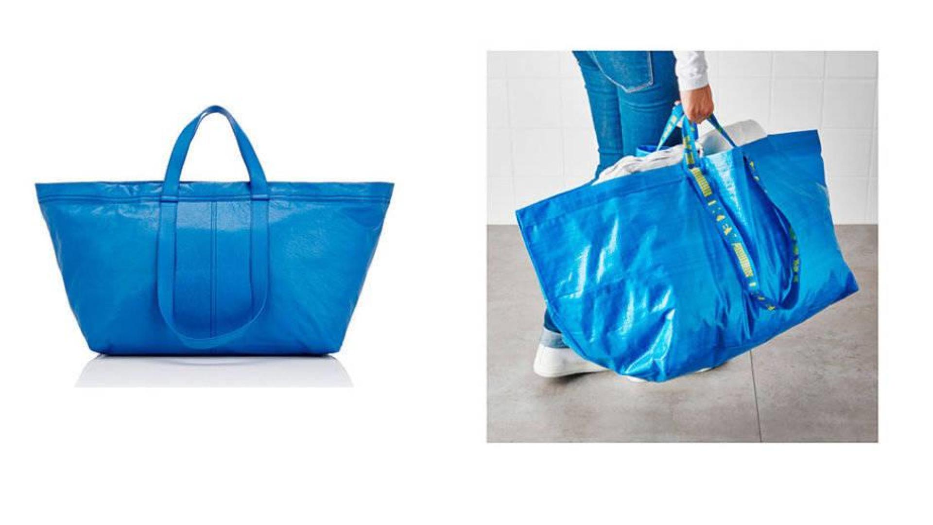 La ingeniosa respuesta de Ikea a Balenciaga por la imitación de sus bolsas