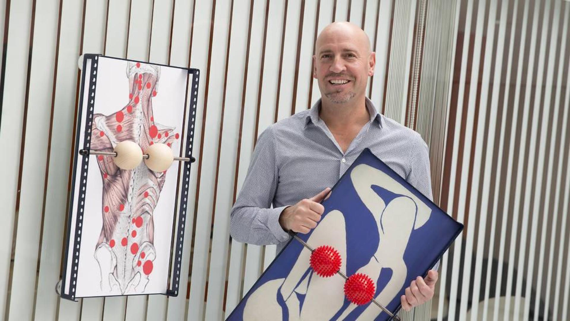 Masaje Ball, start-up para combatir las contracturas musculares de la espalda