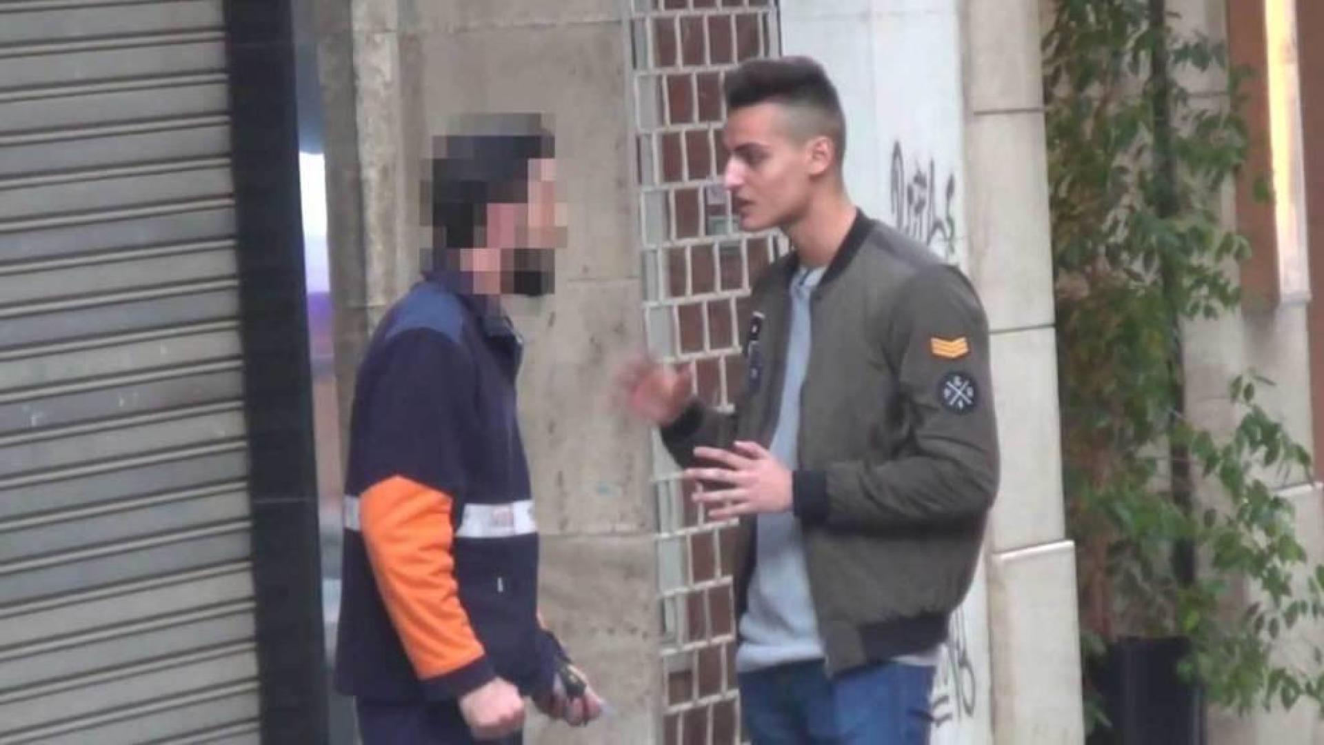 El repartidor al que llamaron 'cara anchoa' dice que "el vídeo está manipulado"