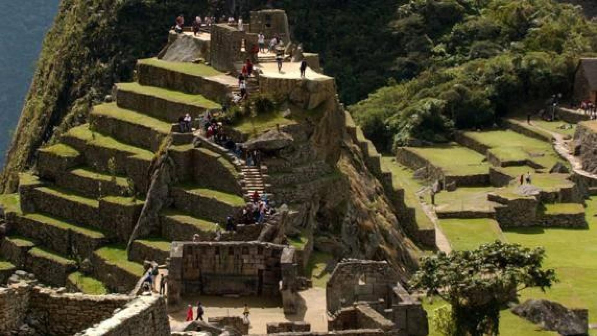 Vista del Machu Picchu, Perú.