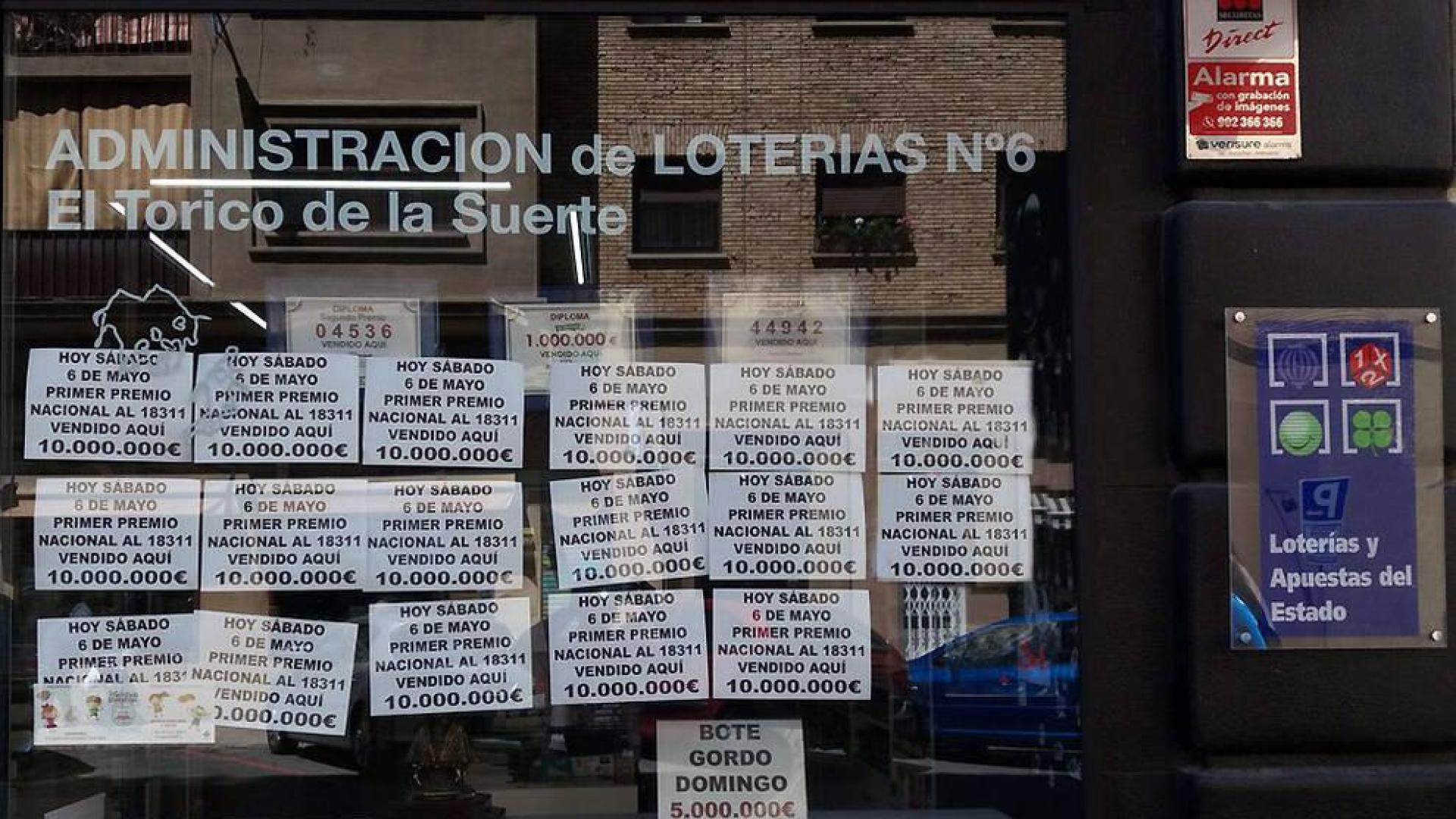 La Lotería Nacional deja 10 millones de euros en Pamplona