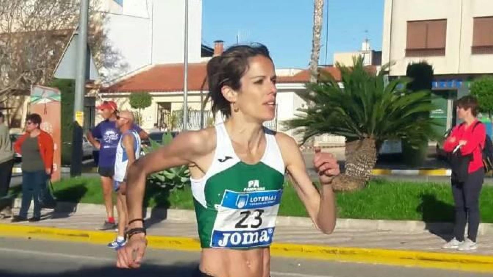 Maitane Melero Lacasia, durante la prueba de ayer en Murcia.