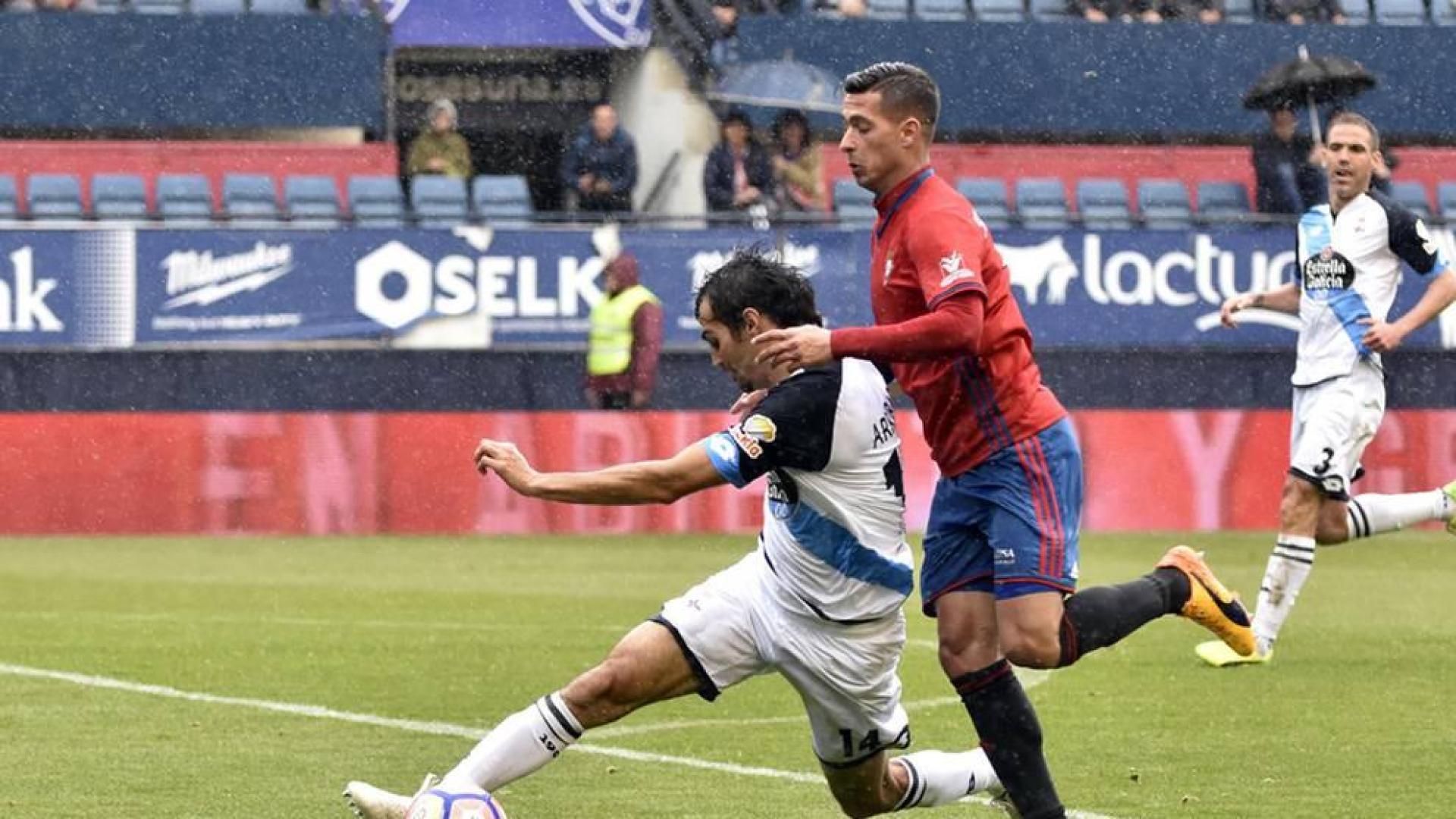 Imágenes correspondientes al encuentro de la Jornada 35 disputado en el estadio de El Sadar.