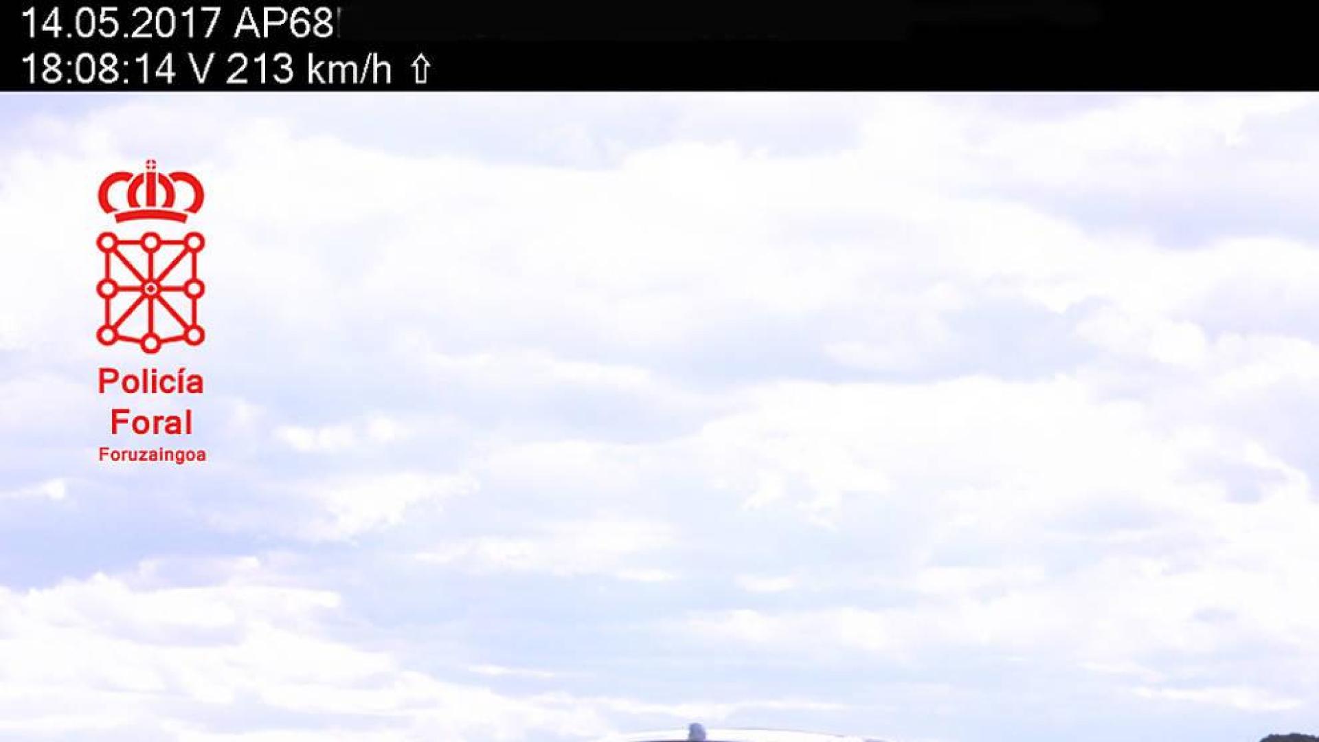 'Cazado' un conductor a 213 km/h. en Ablitas y da positivo en drogas