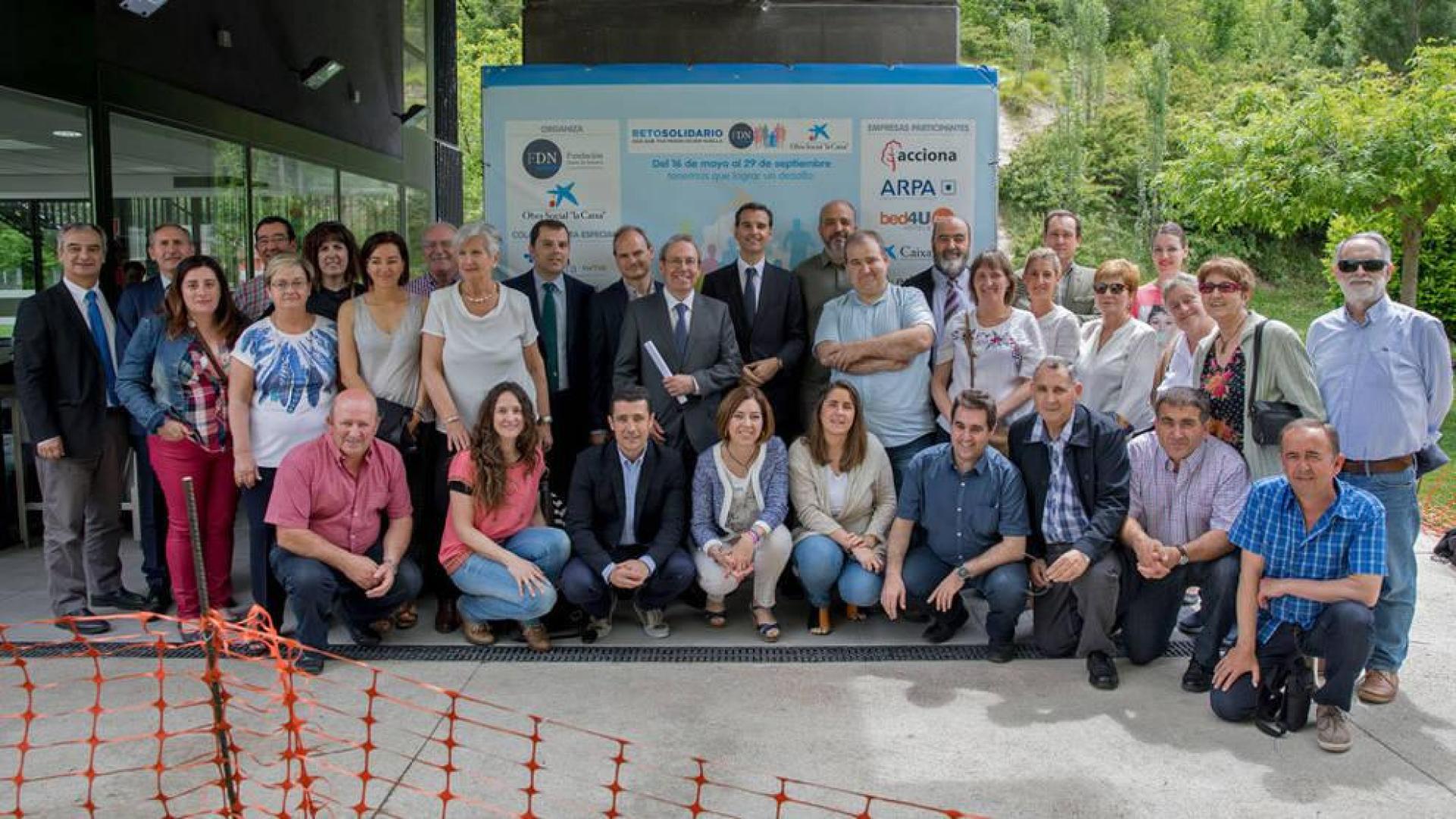 El reto: convertir los pasos en dinero solidario