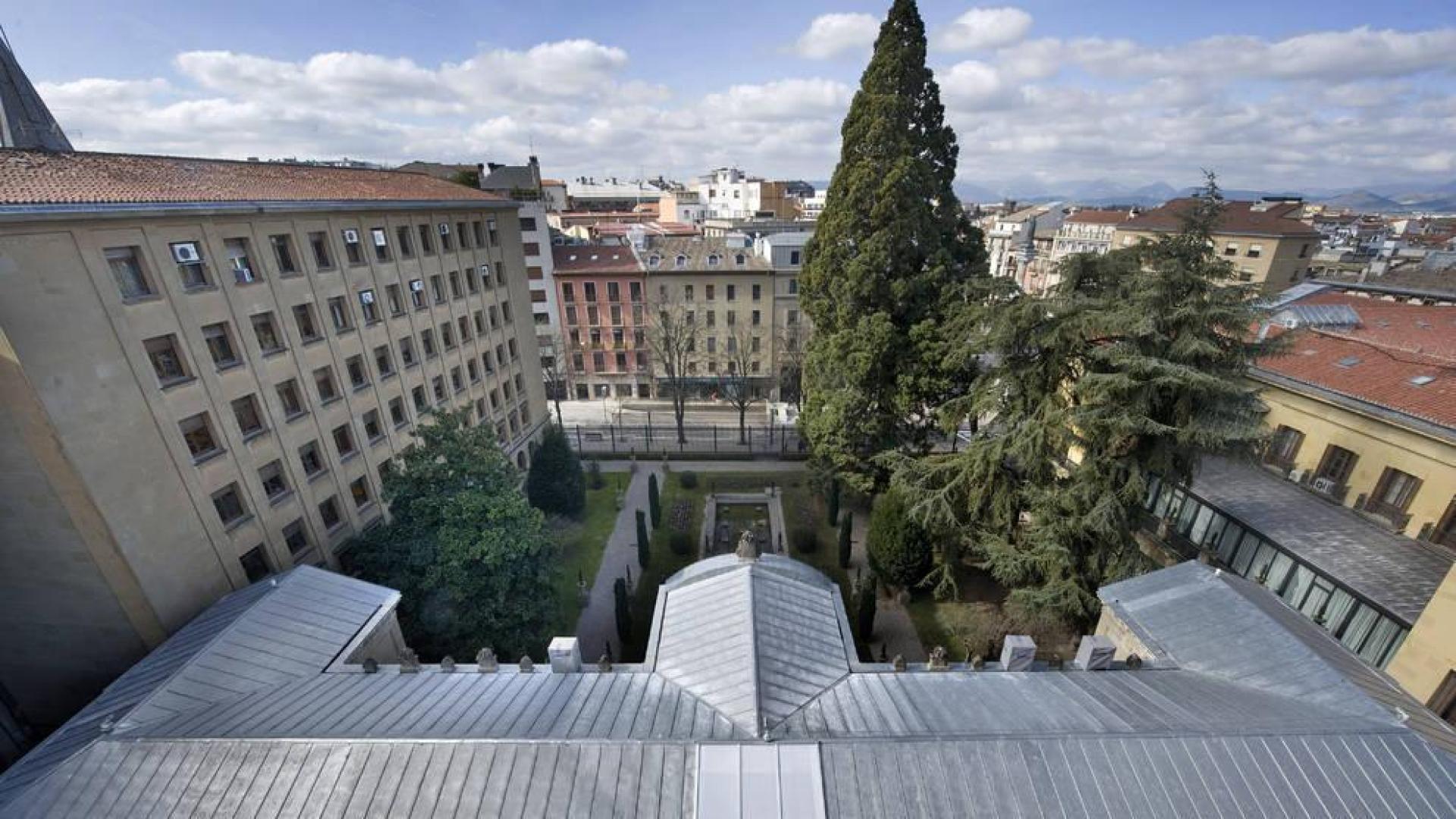 Concluye la renovación de la cubierta del antiguo Archivo General de Navarra