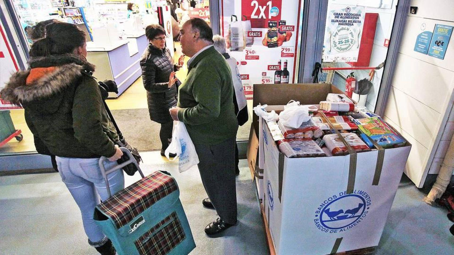 Gran Recogida de Alimentos promovida por el Banco de Alimentos