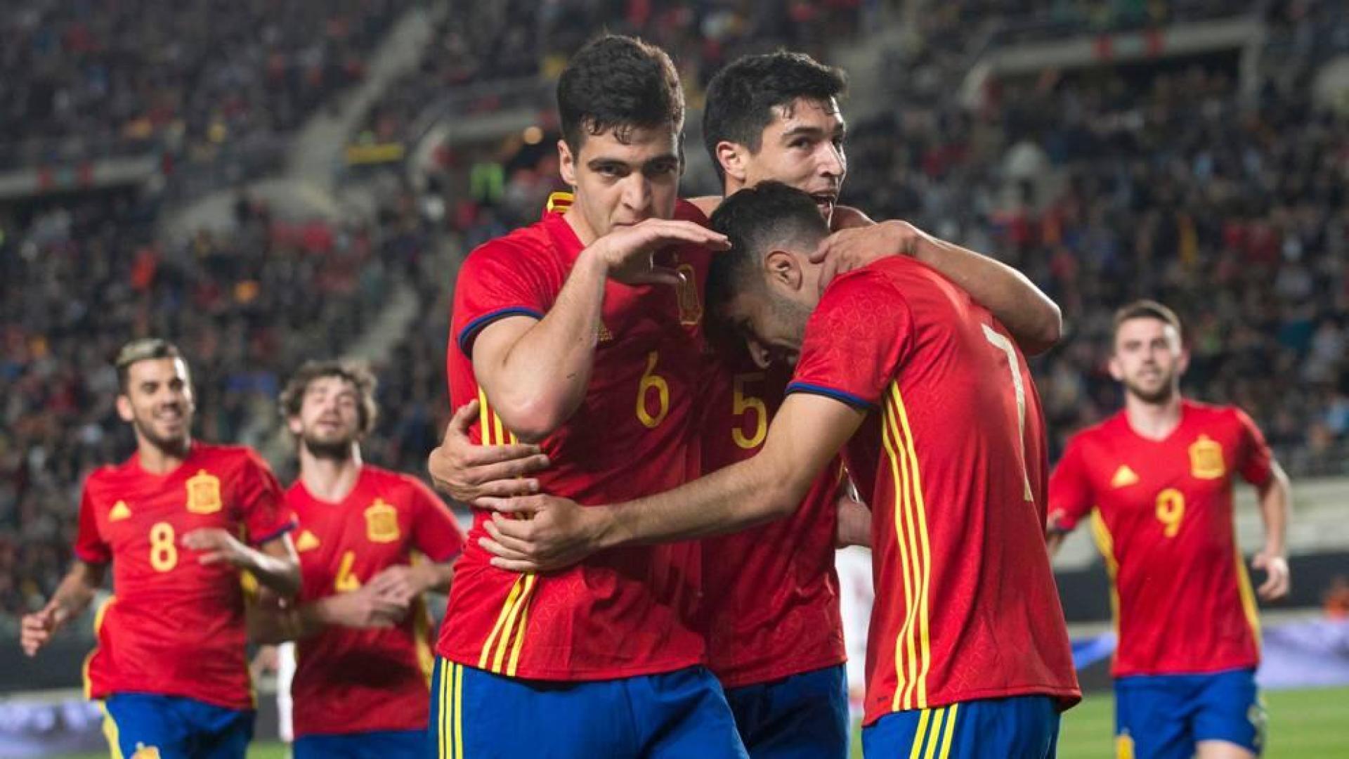 Merino abre el camino del triunfo a España sub-21