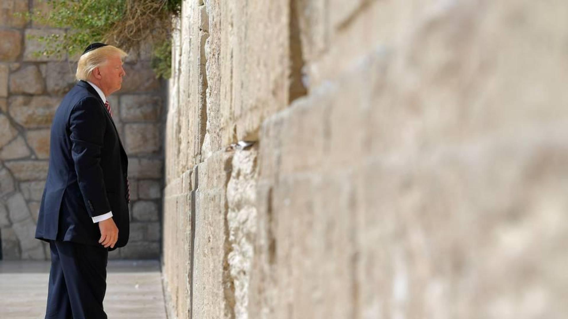 Trump, el primer presidente en activo de EEUU en visitar Israel y Palestina