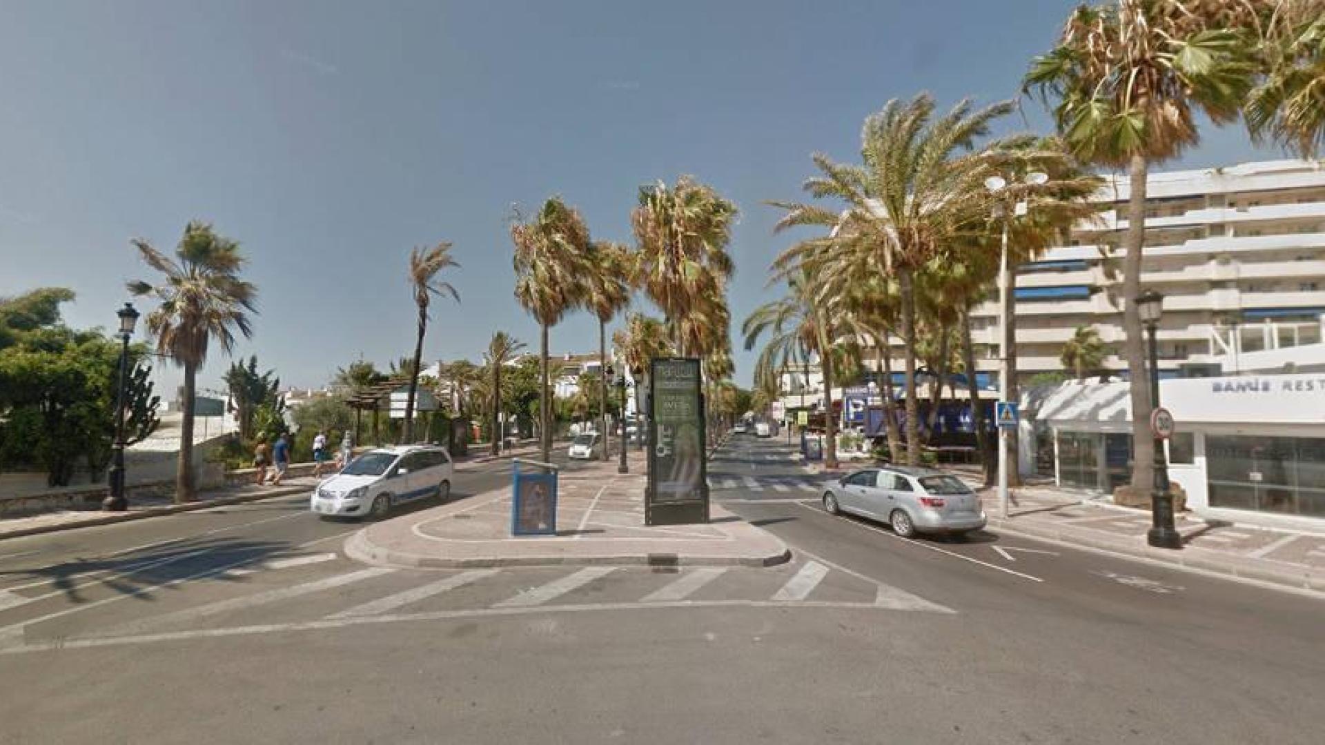 Zona de Puerto Banús, en la localidad malagueña de Marbella.