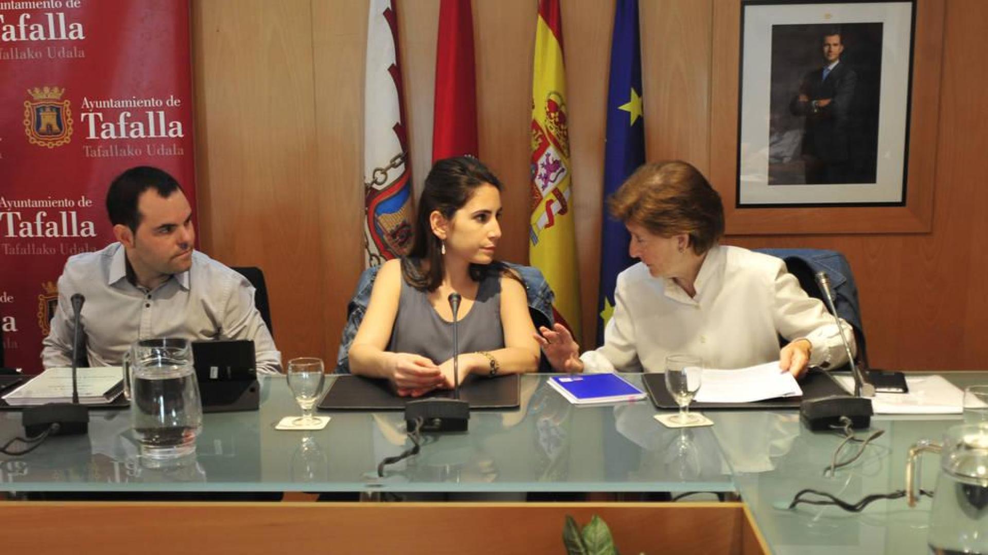 UPN de Tafalla se queda solo en la defensa de la bandera de Navarra
