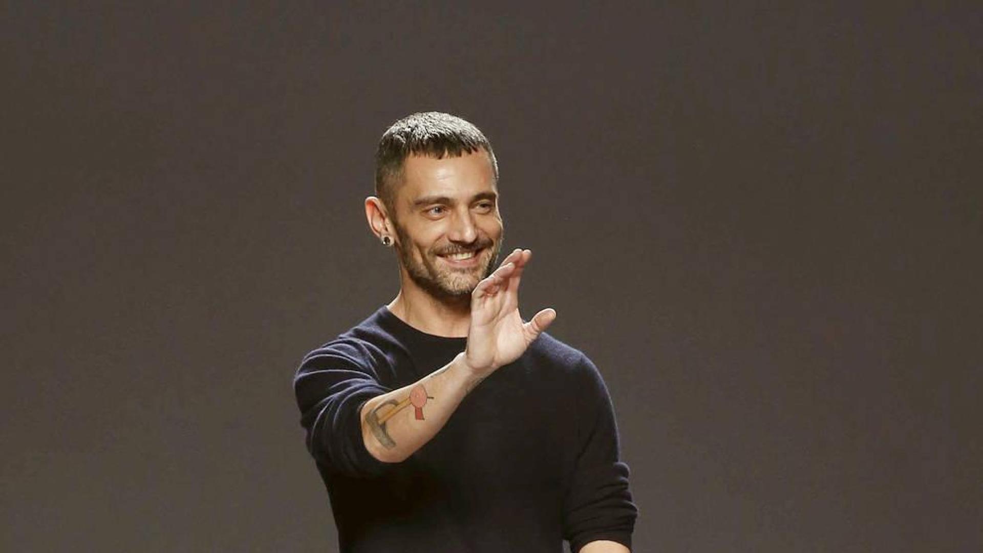Imagen de archivo del diseñador David Delfín durante la 63 edición de la Fashion Week de Madrid