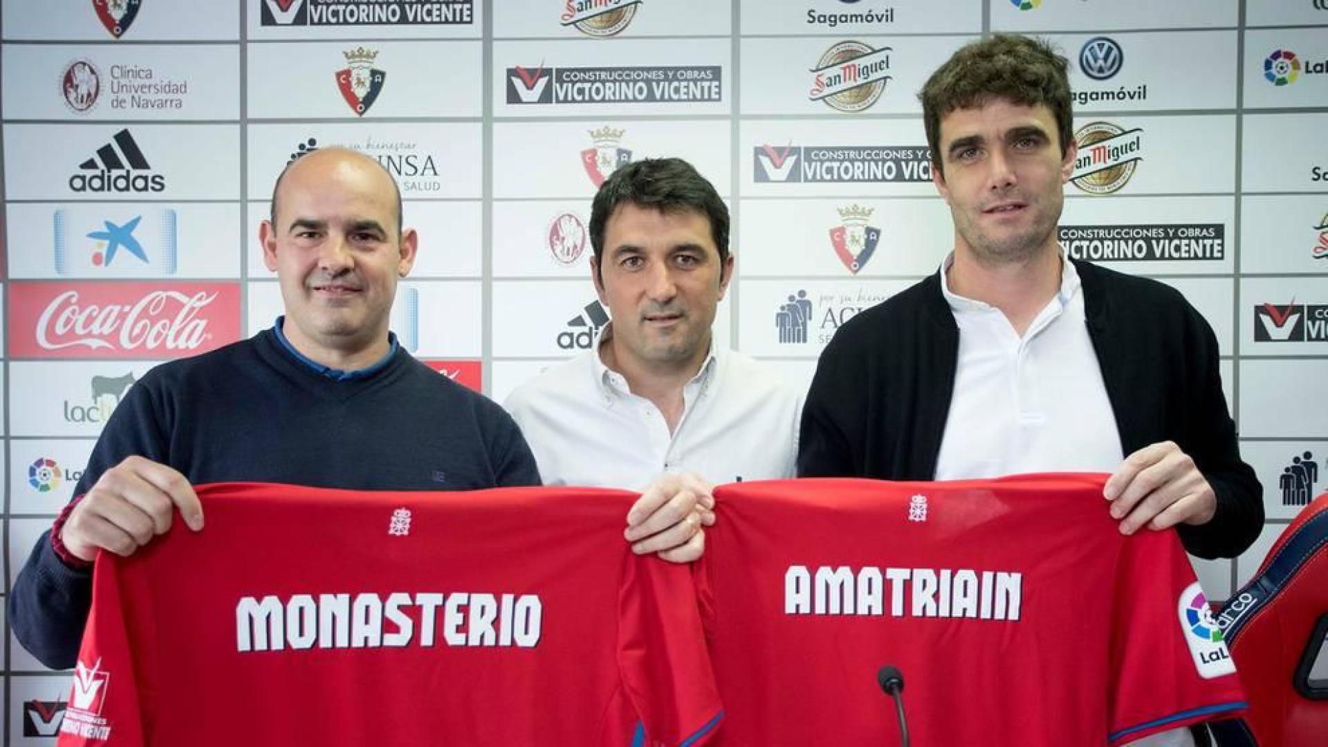 Osasuna presenta a Sergio Amatriain