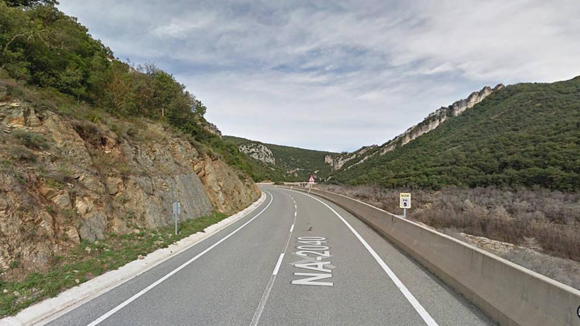 Herido un ciclista tras sufrir una caída en Arce