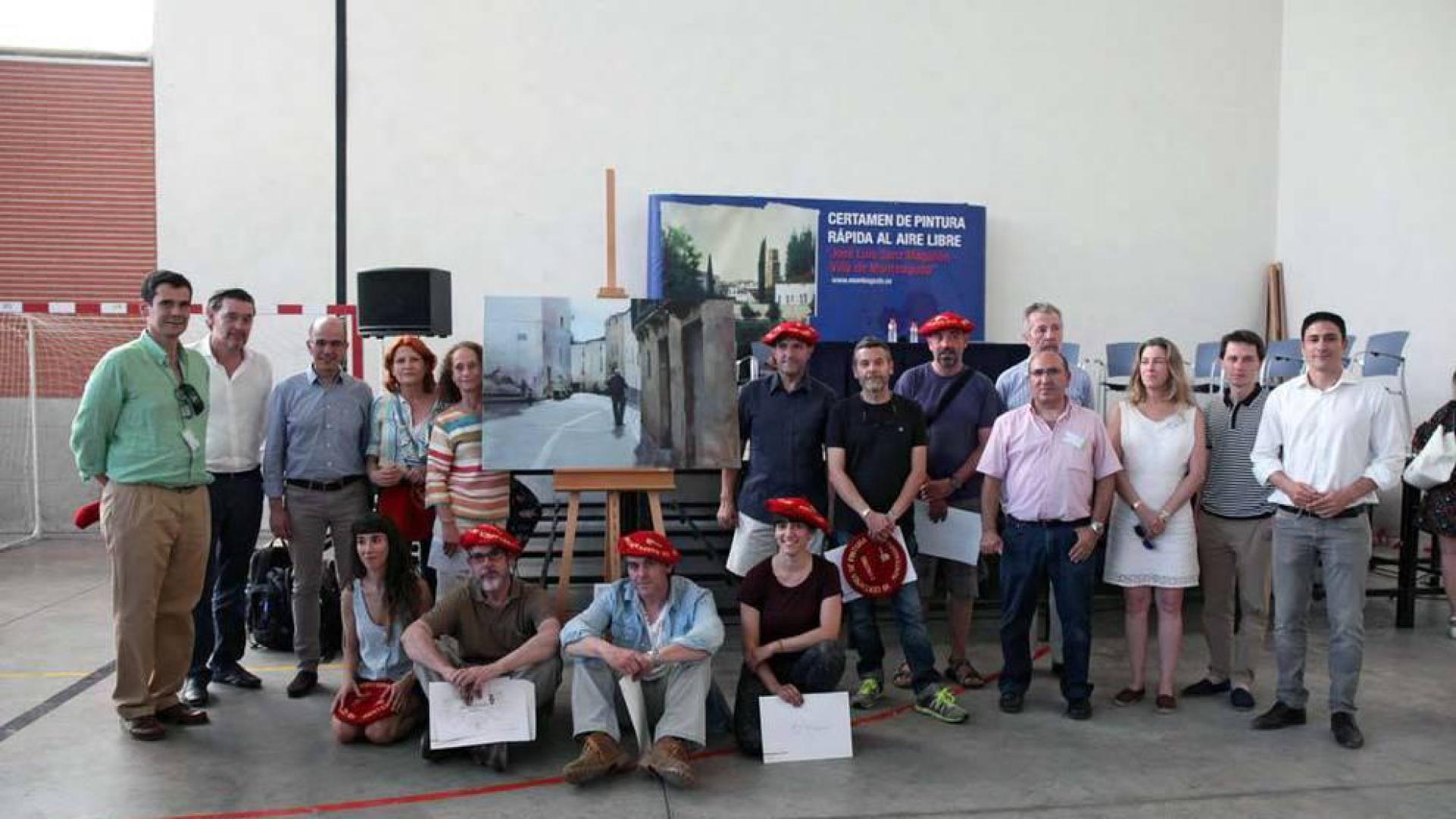 Jesús Ukar gana el concurso de pintura al aire libre de Monteagudo
