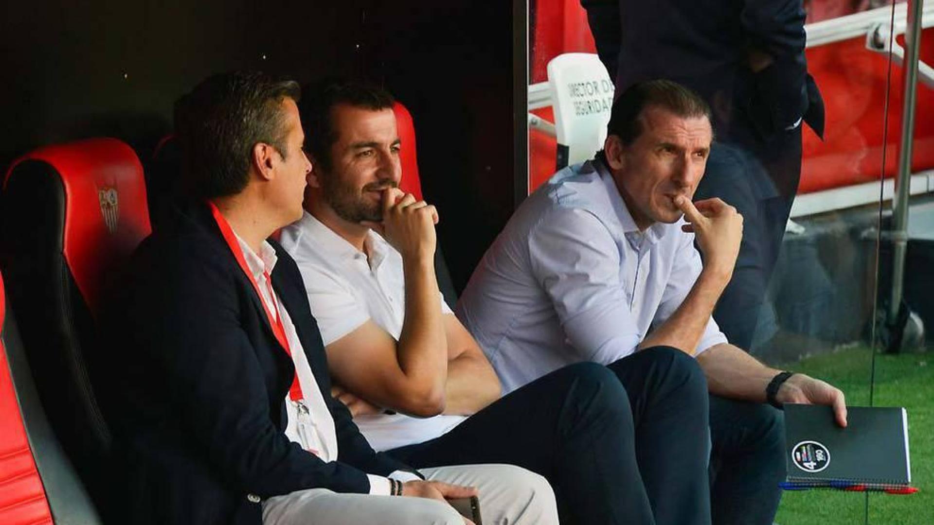 Diego Martínez se despidió del Sevilla.