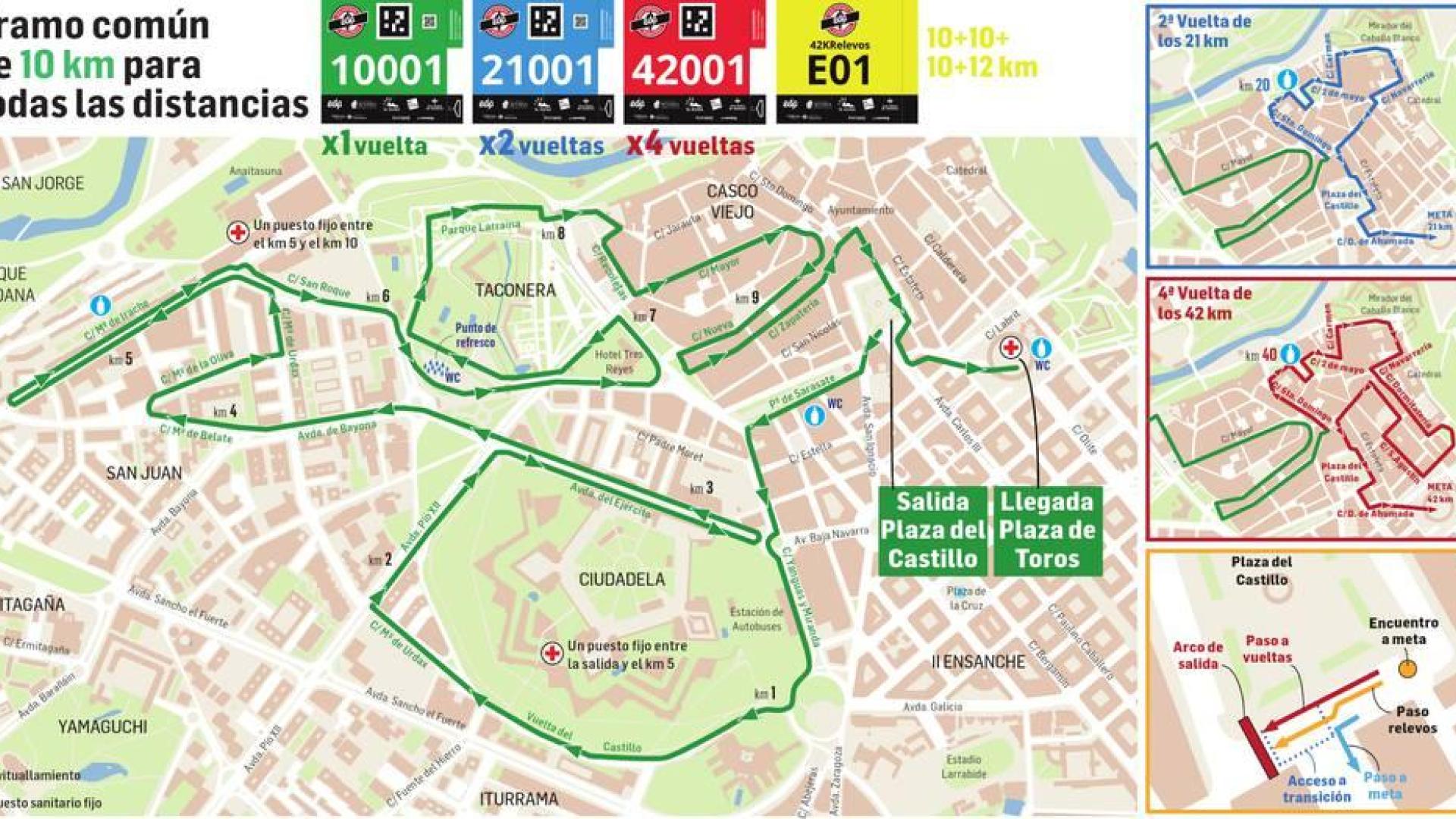 La San Fermín Marathon ofrece un nuevo recorrido más llano y céntrico
