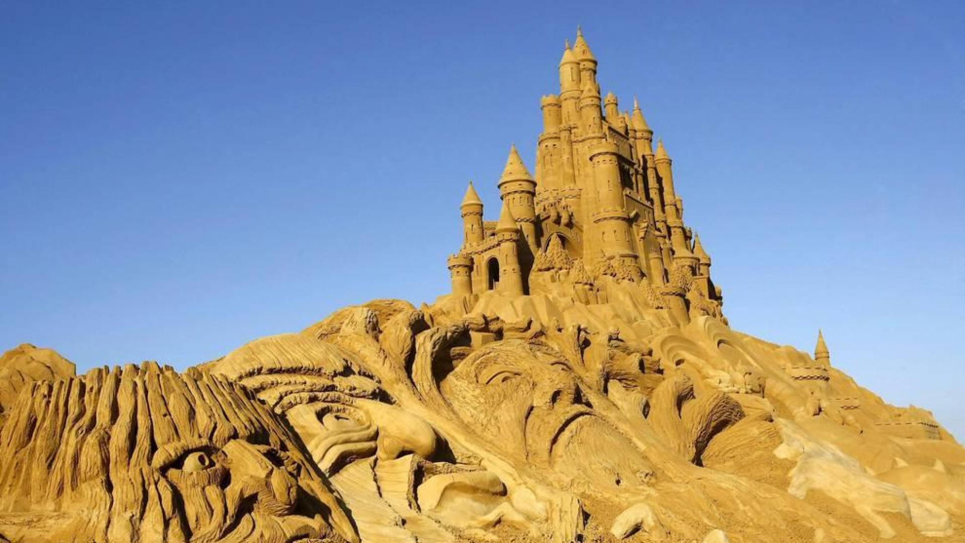 Festival de Esculturas de Arena, en la playa de Blankenberge (Bélgica) en 2008.