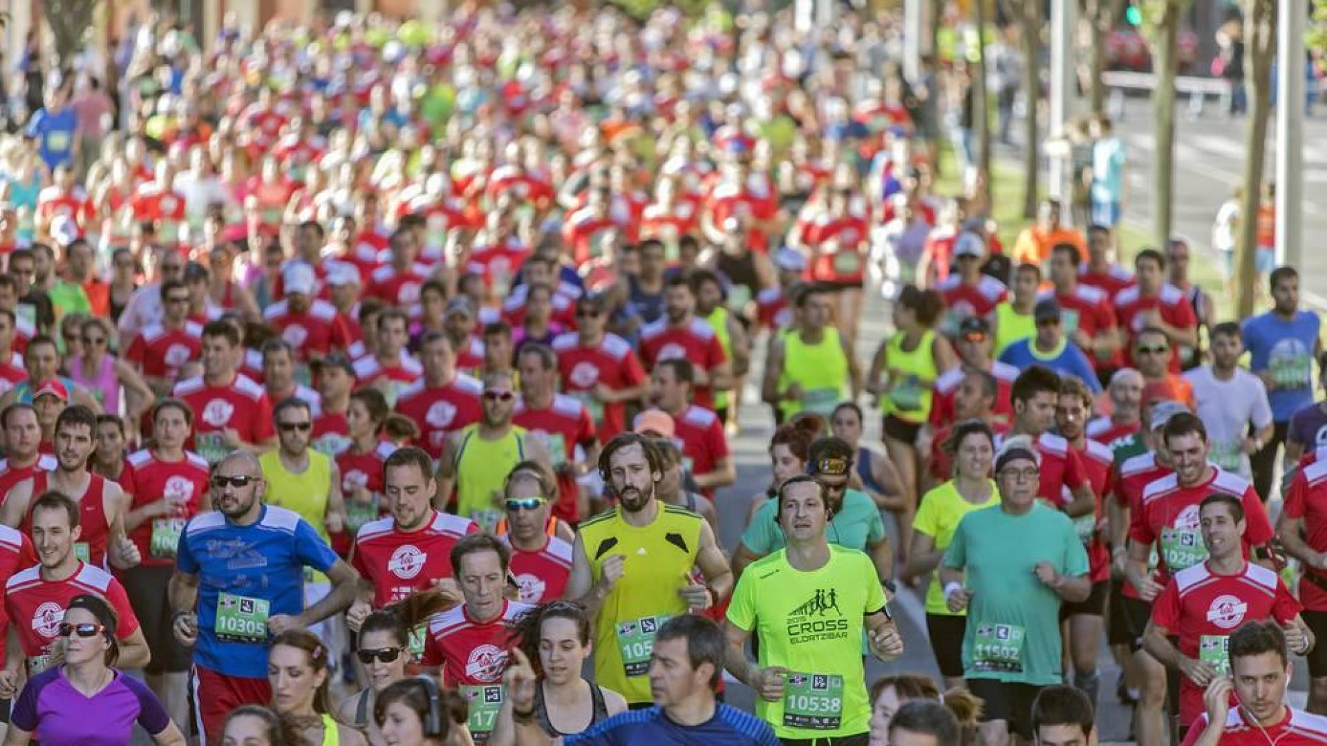 Todas las imágenes dela San Fermín Marathon 2017 celebrada en Pamplona