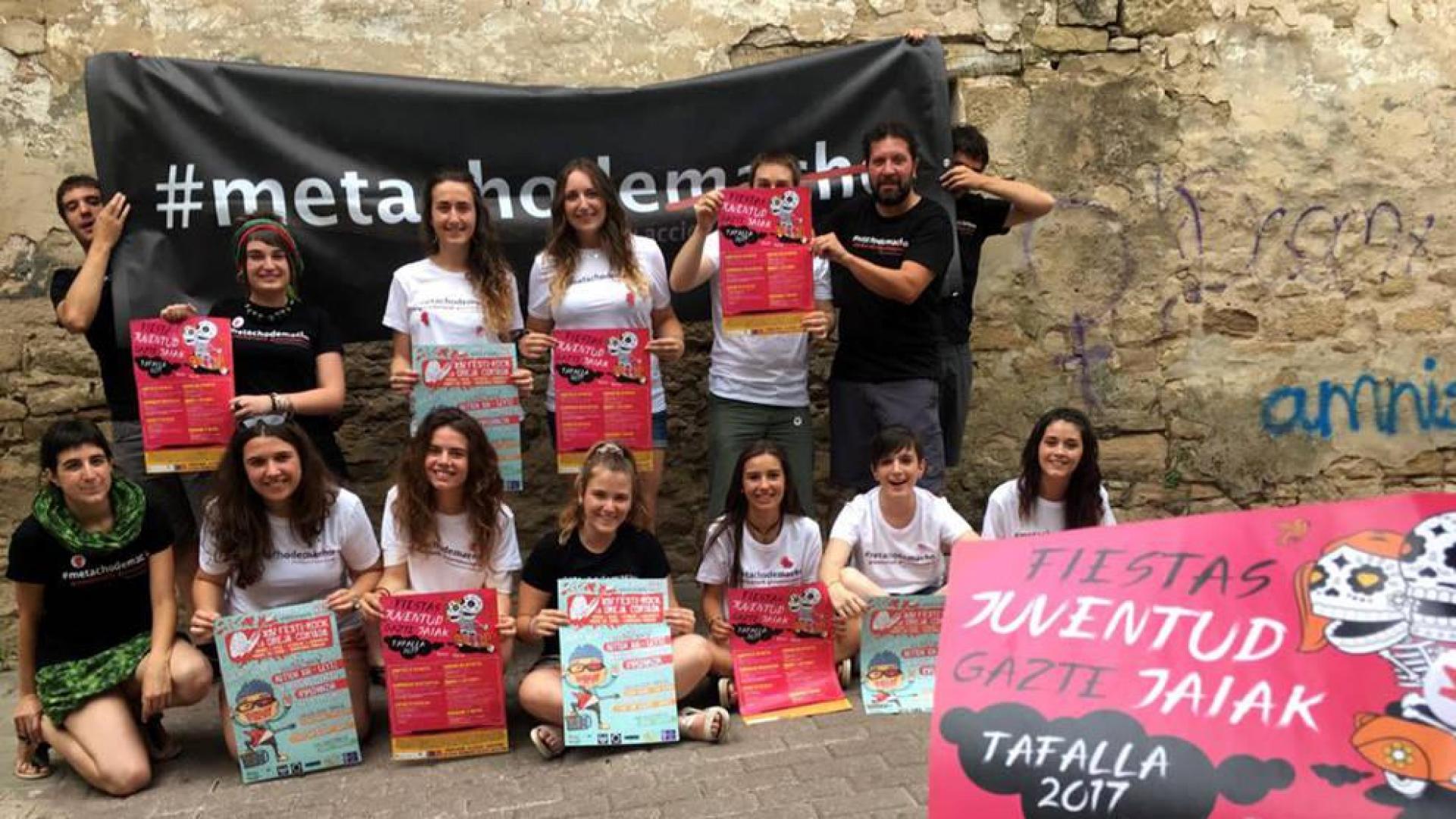Los jóvenes de Tafalla promueven unas fiestas sin agresiones sexistas